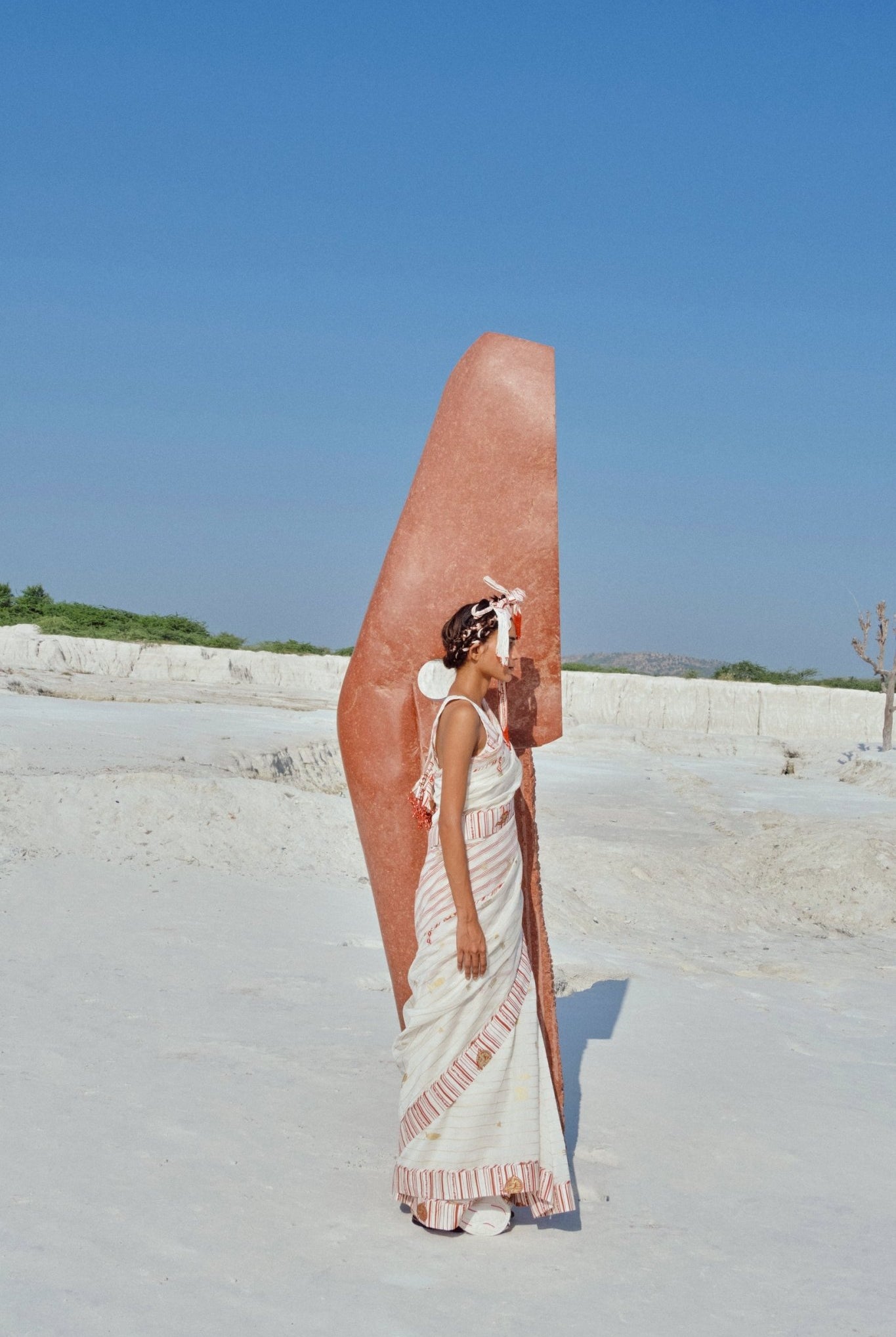 Hara Chanderi Saree - CiceroniSareeAhmev