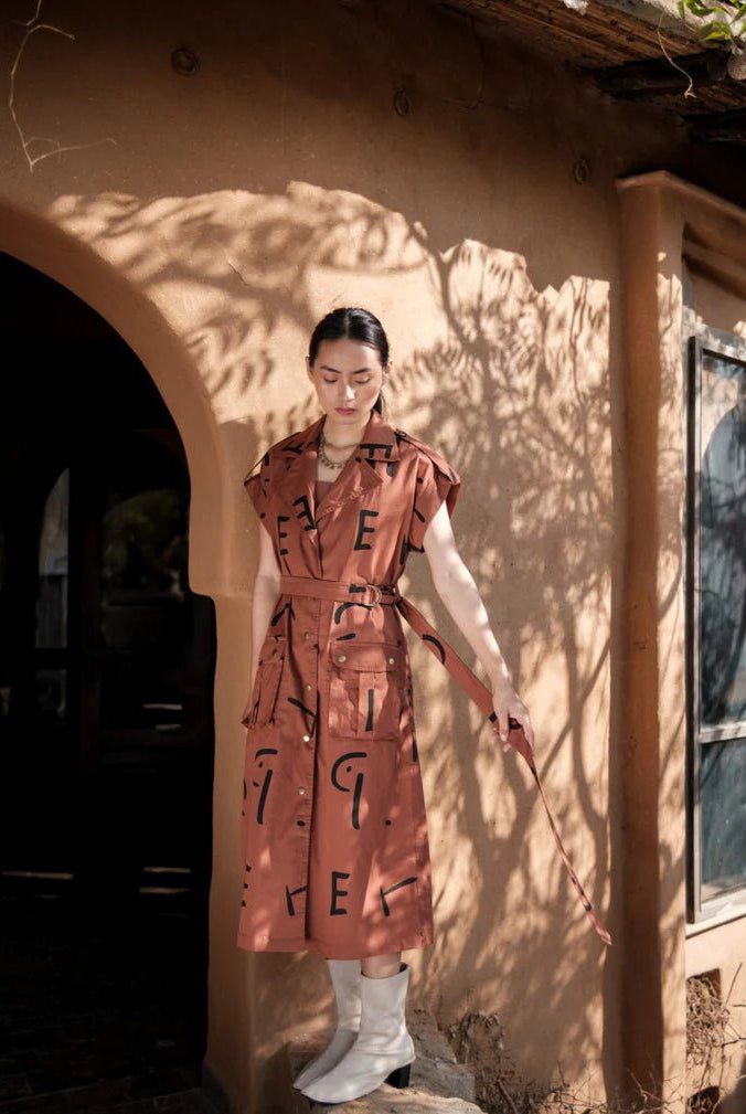 Harajuku Trench - Printed - CiceroniTrench CoatThe Terra Tribe