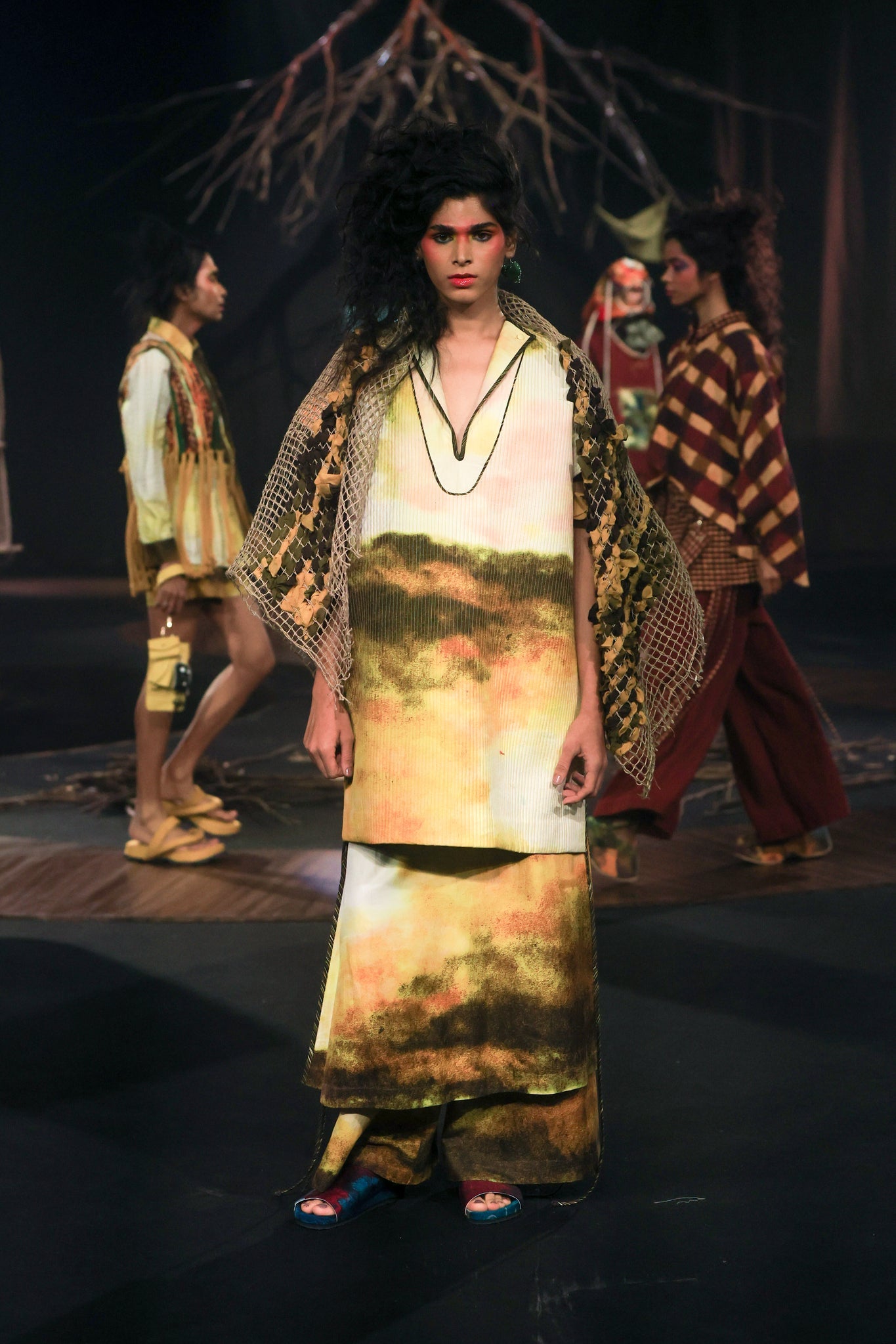 Haze Quilted Kurta with Haze Panel Pants - CiceroniKurta Set, Everyday WearTil