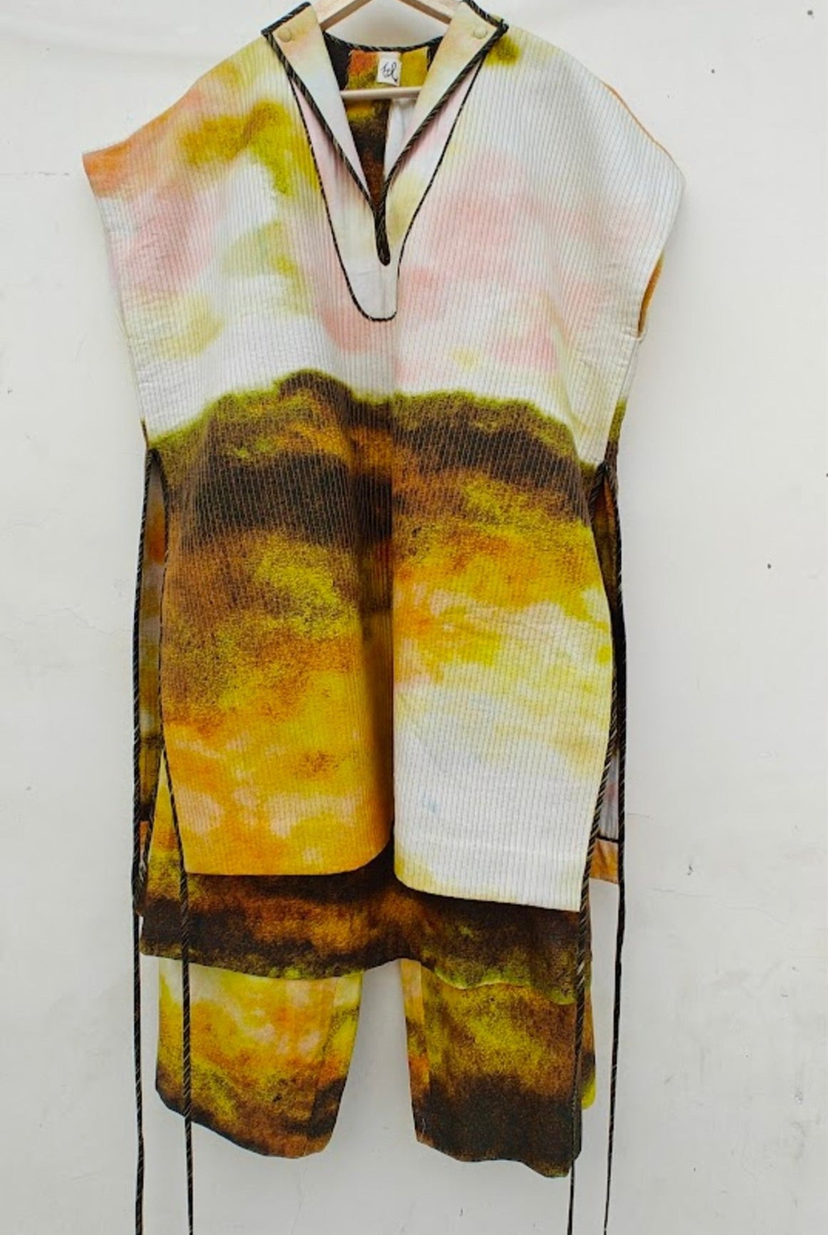 Haze Quilted Kurta with Haze Panel Pants - CiceroniKurta Set, Everyday WearTil