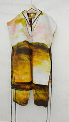 Haze Quilted Kurta with Haze Panel Pants - CiceroniKurta Set, Everyday WearTil