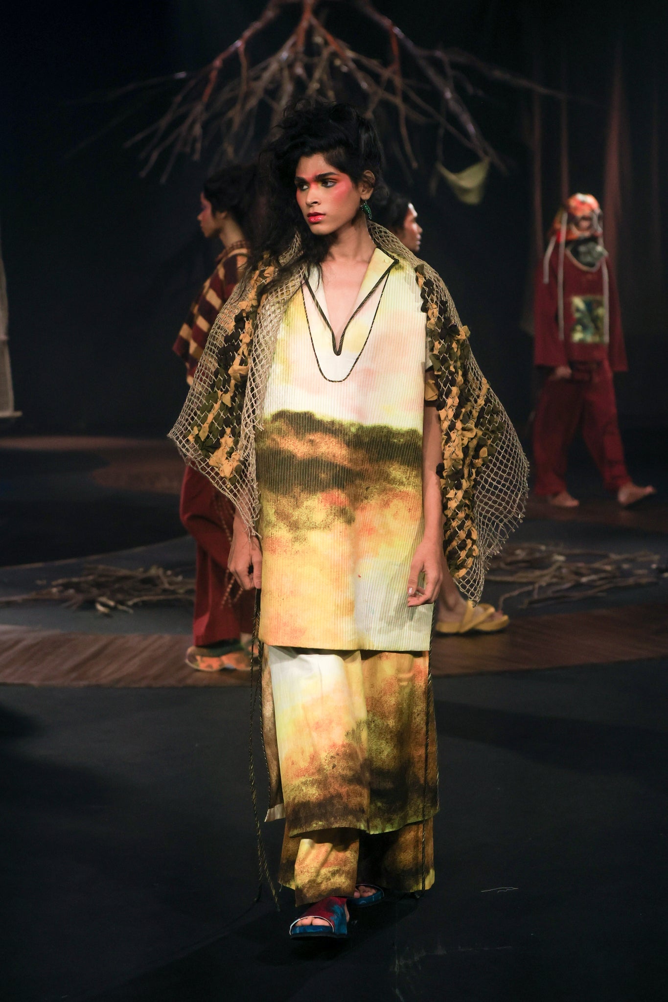 Haze Quilted Kurta with Haze Panel Pants - CiceroniKurta Set, Everyday WearTil