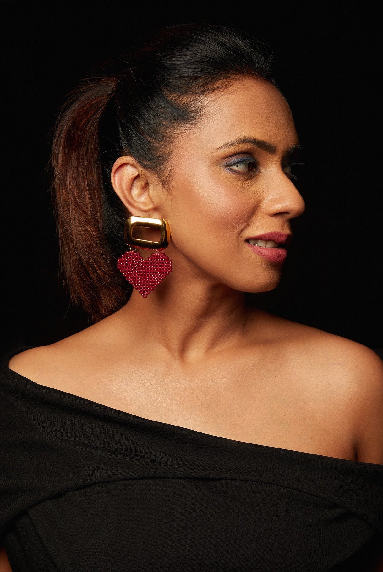 Heart In Earring - CiceroniEarringsZaza by Somya