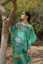 Hearth Kaftaan In Chetti Green - CiceroniDressesNIKYTA