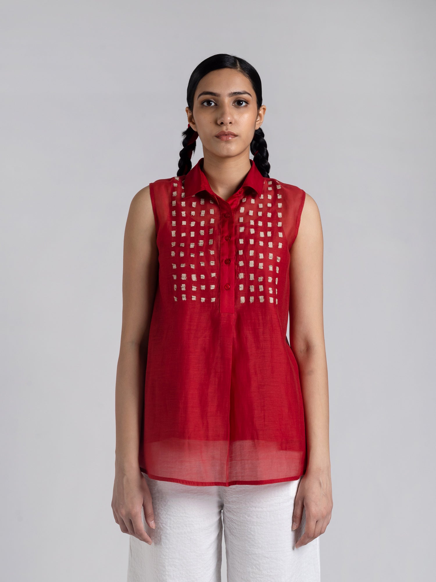 Heba Top - CiceroniTopsShades of India