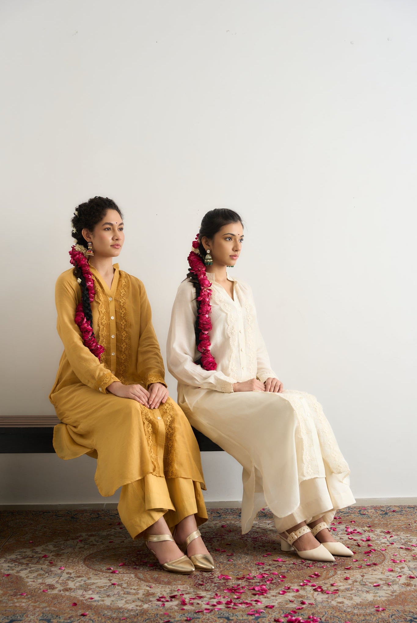 Heer Co - ord Set - Yellow - CiceroniKurta Set, Festive WearRAAS Life