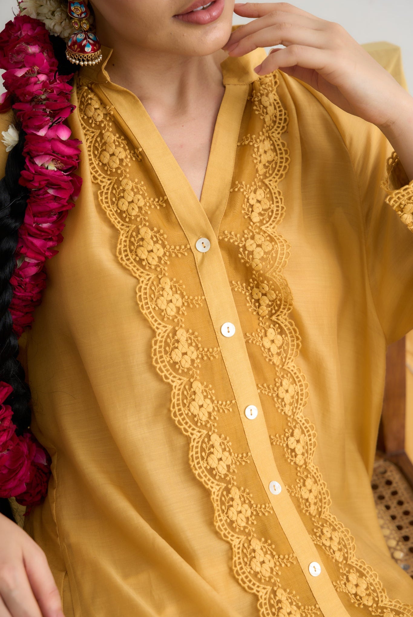 Heer Co - ord Set - Yellow - CiceroniKurta Set, Festive WearRAAS Life