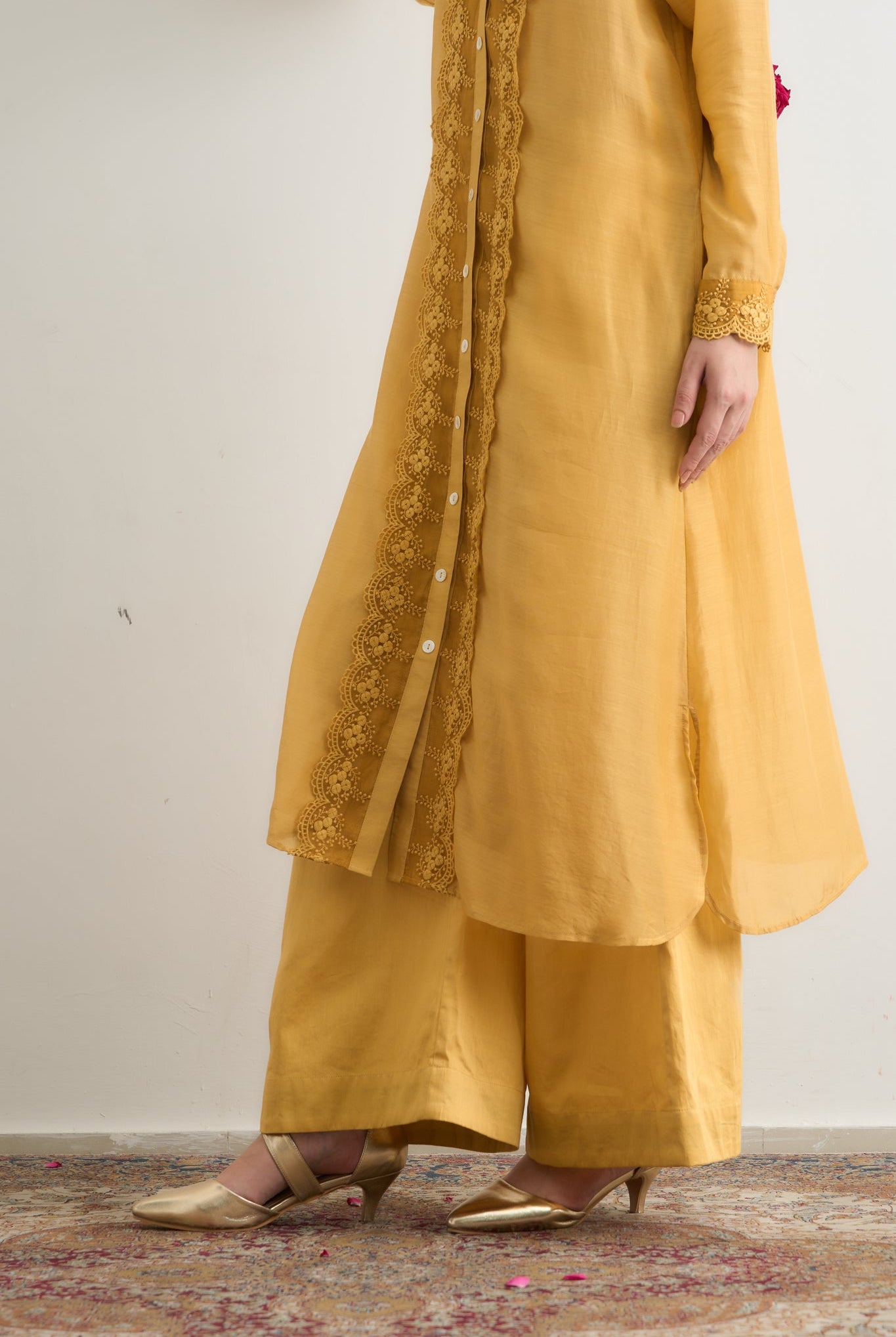 Heer Co - ord Set - Yellow - CiceroniKurta Set, Festive WearRAAS Life