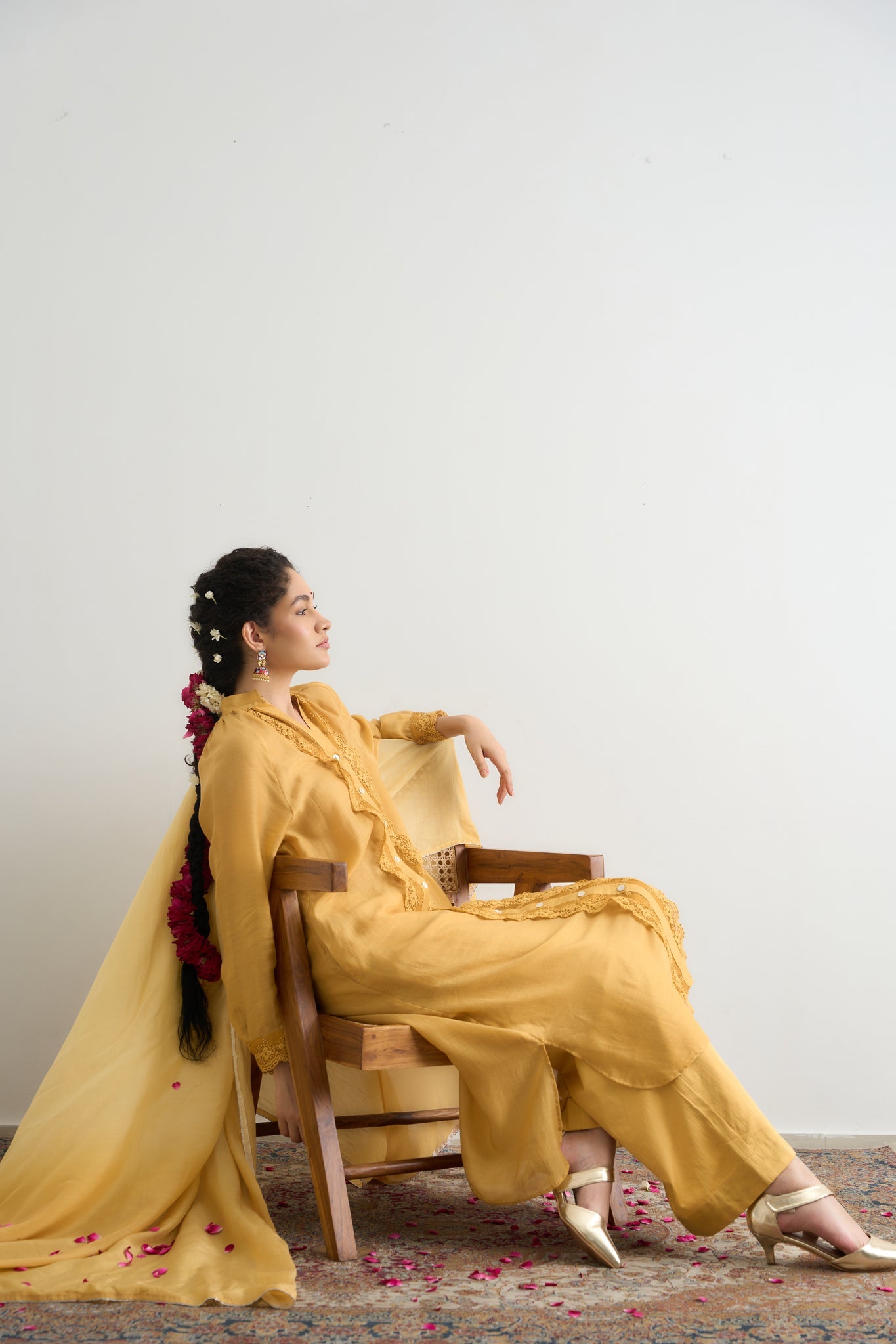 Heer Co - ord Set - Yellow - CiceroniKurta Set, Festive WearRAAS Life