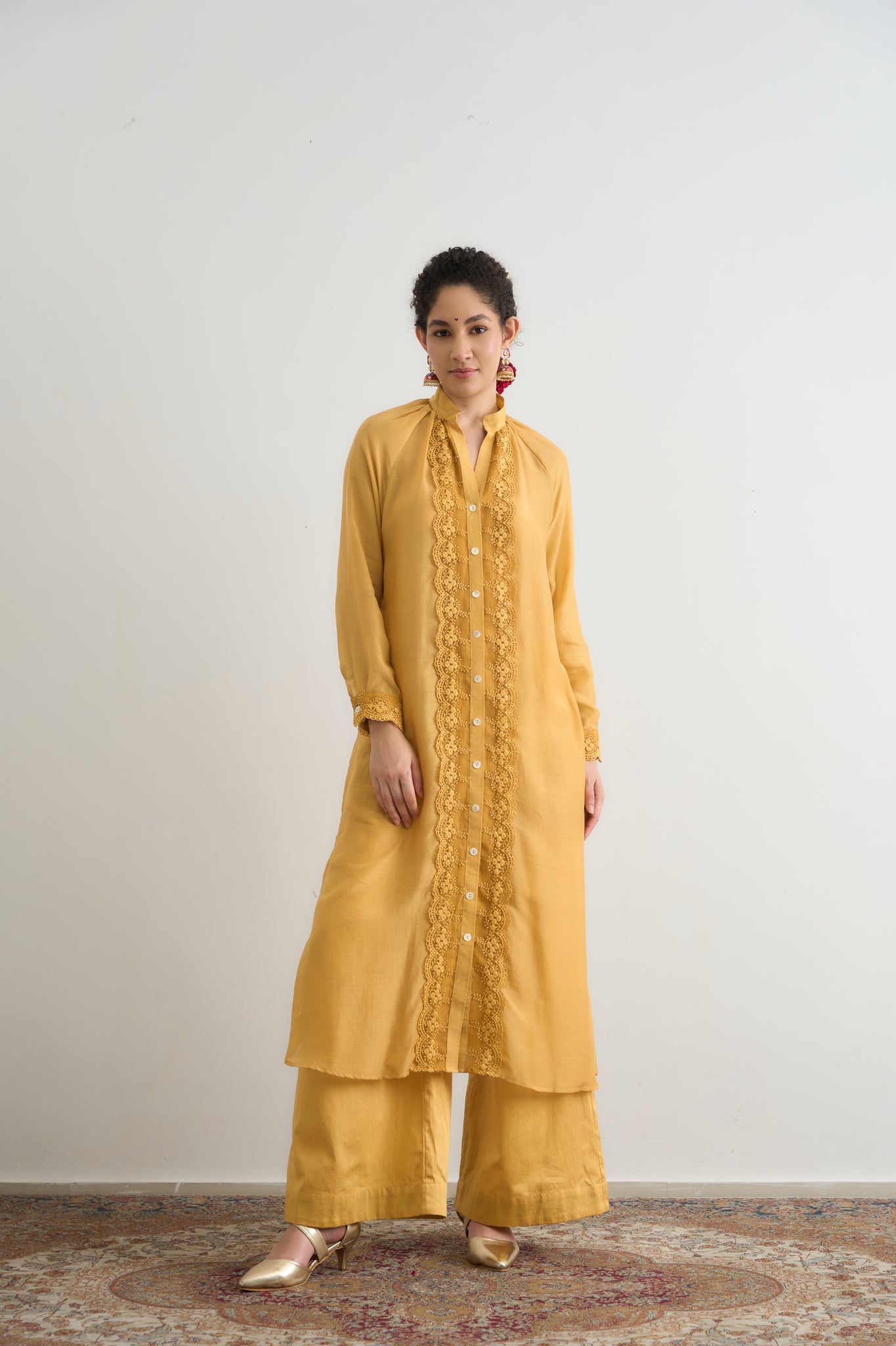 Heer Co - ord Set - Yellow - CiceroniKurta Set, Festive WearRAAS Life