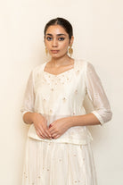 Heer Kanchadi Set - Ivory - CiceroniKurta Set, Festive wearNirjara