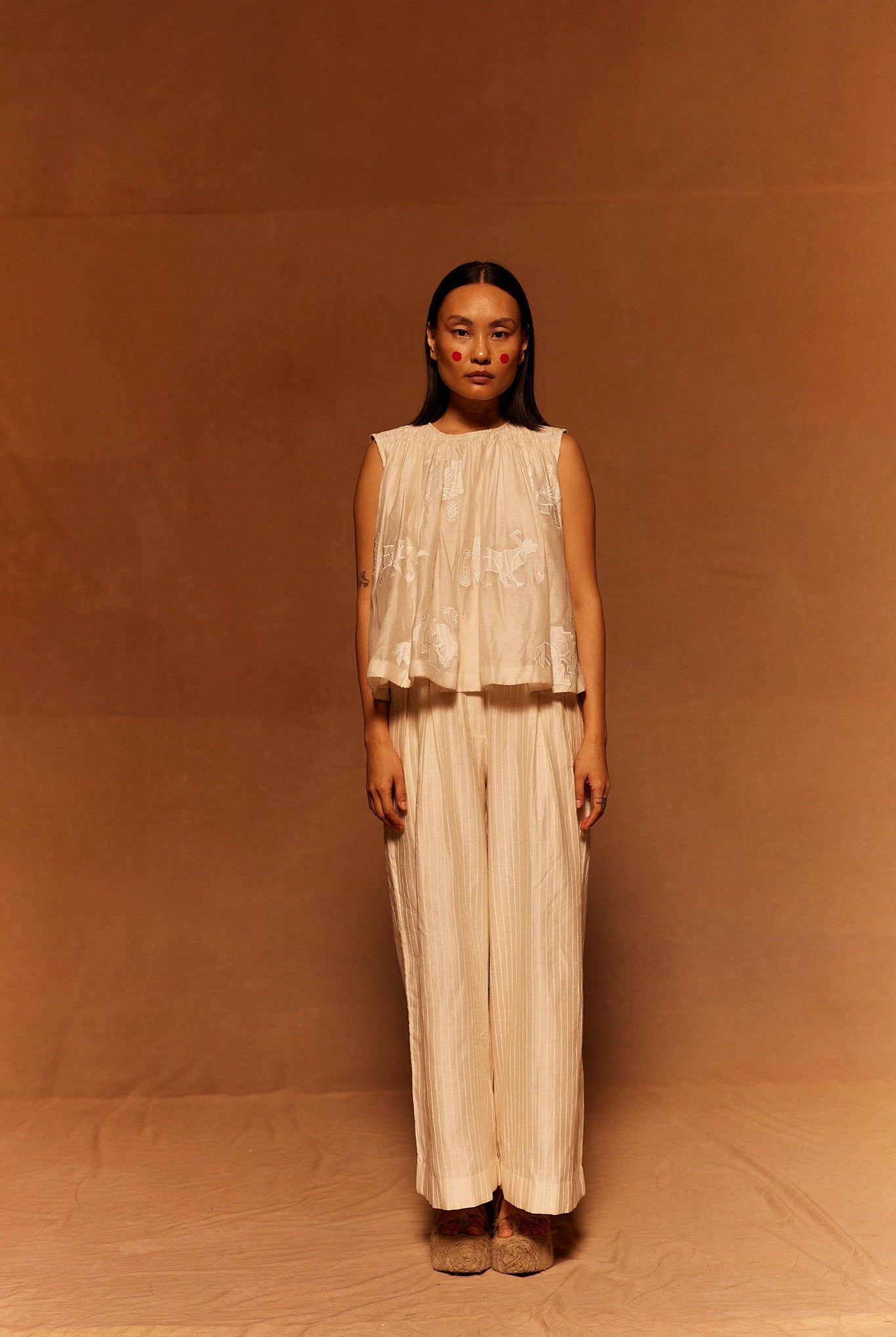 Heion Ruching Top - CiceroniTopsAhmev