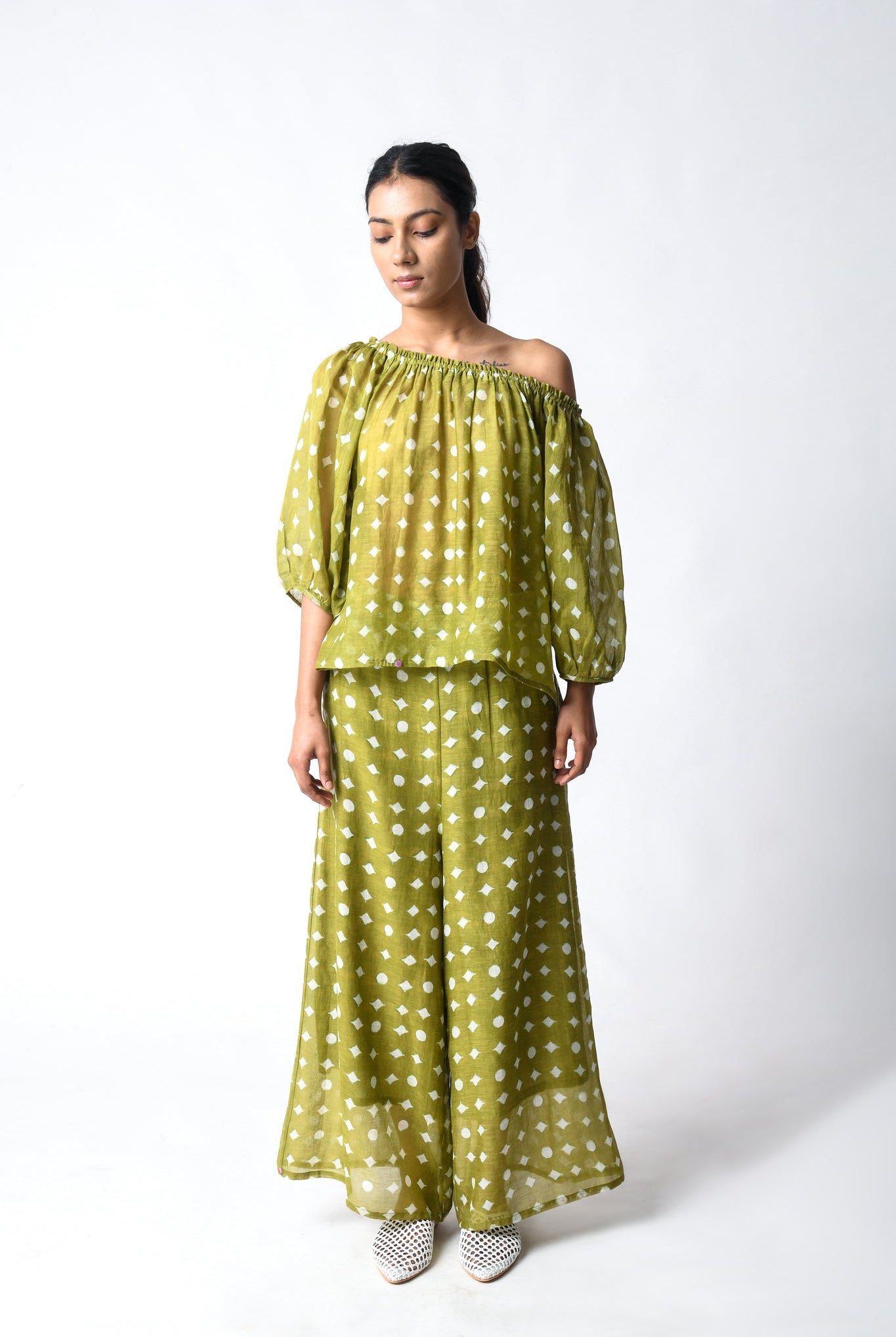 Henna Off Shoulder Co - ord Set - CiceroniCo - ord SetJayati Goenka