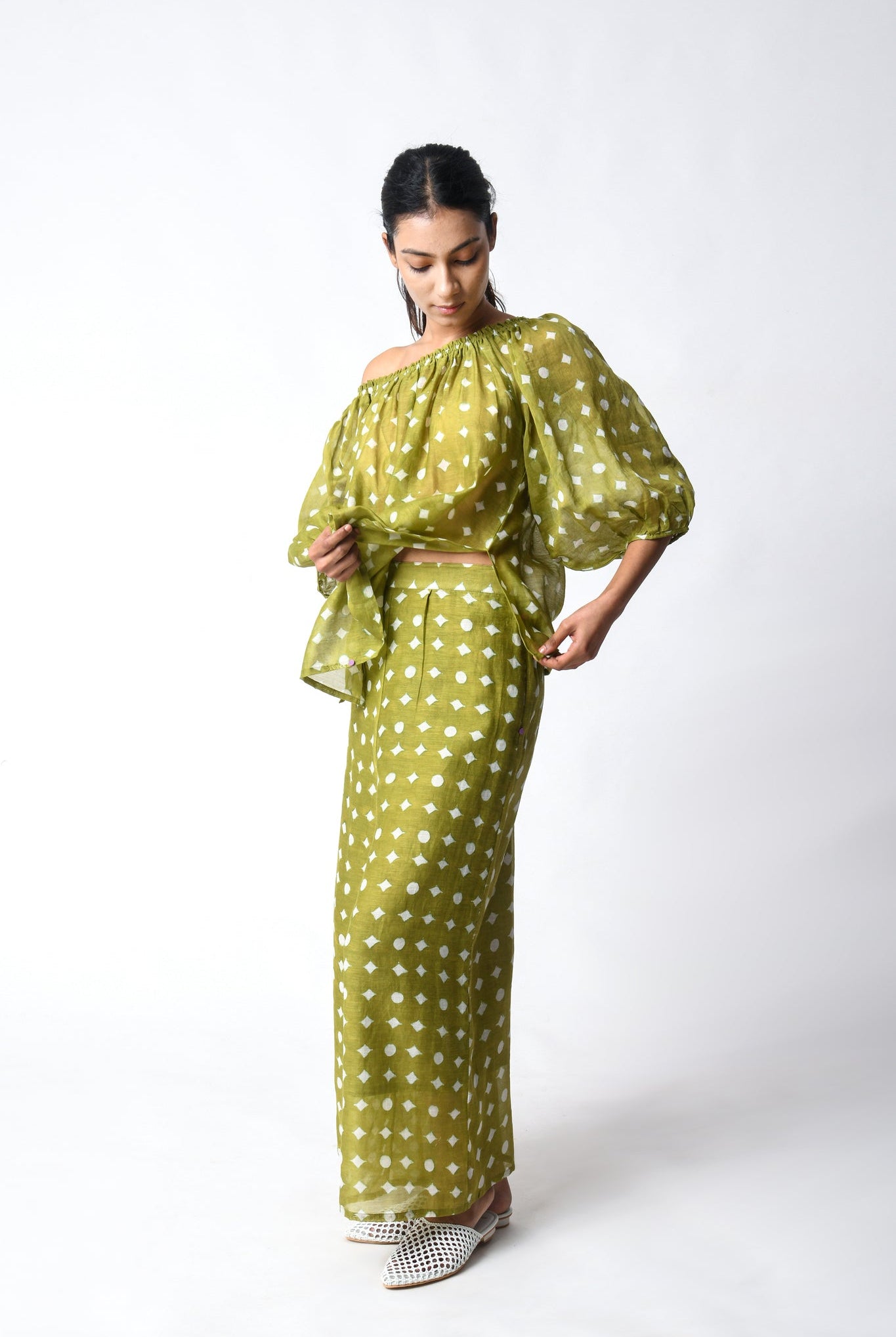 Henna Off Shoulder Co - ord Set - CiceroniCo - ord SetJayati Goenka