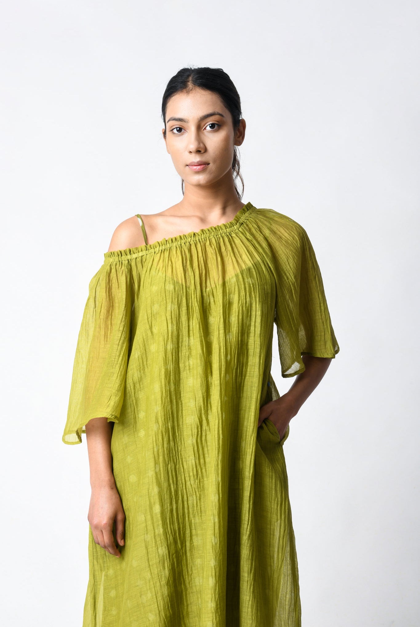 Henna Off - shoulder Dress - CiceroniDressesJayati Goenka