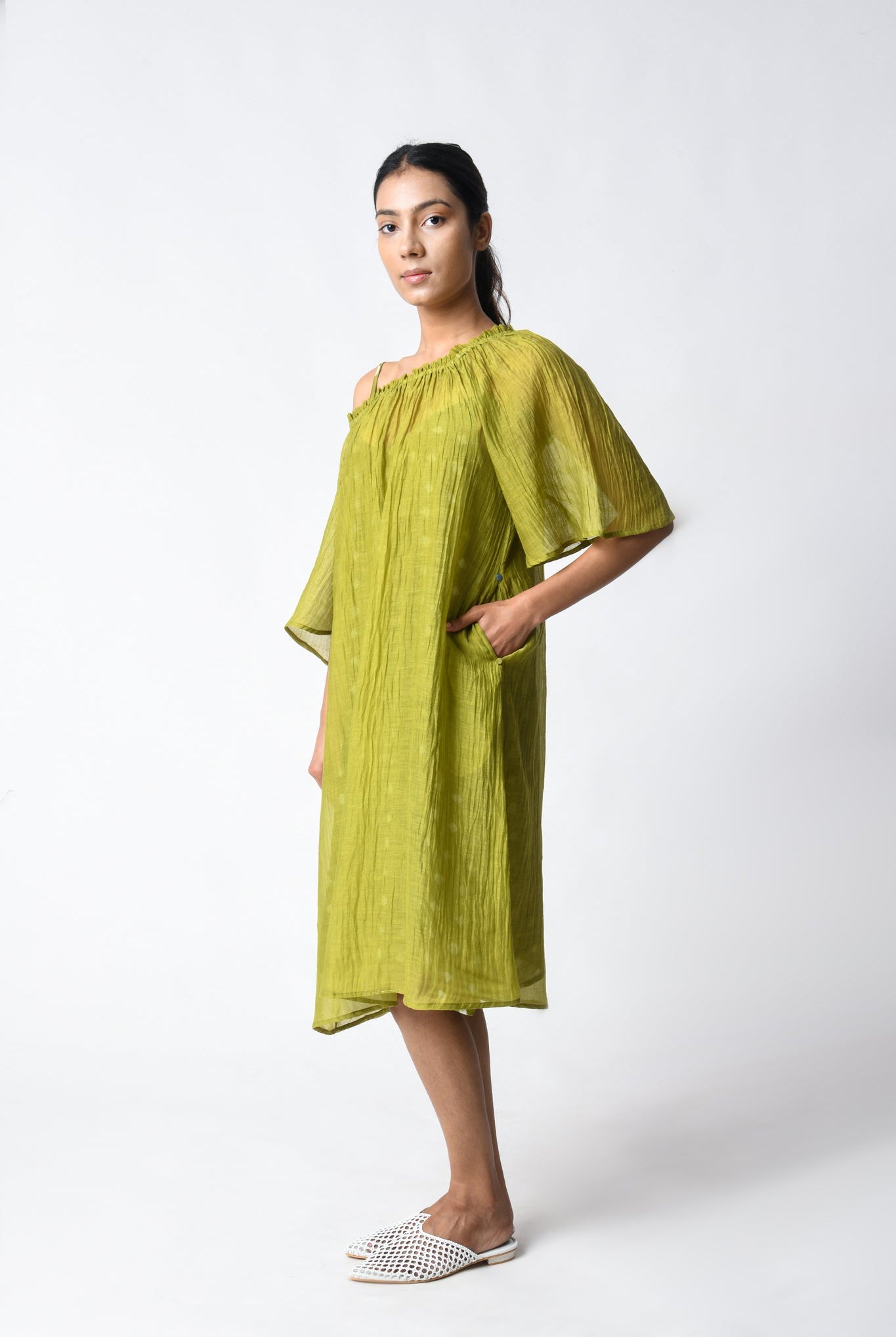 Henna Off - shoulder Dress - CiceroniDressesJayati Goenka