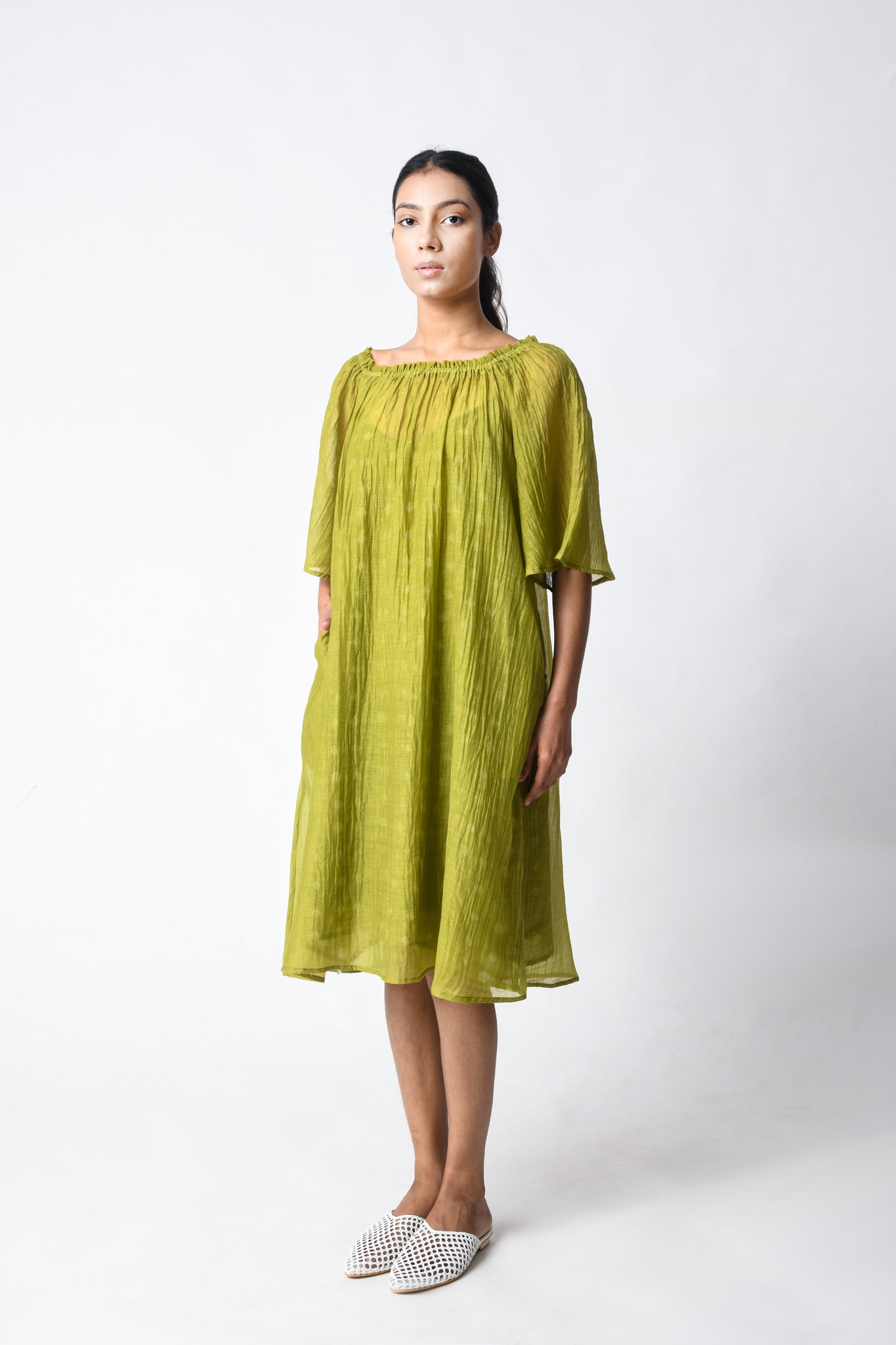 Henna Off - shoulder Dress - CiceroniDressesJayati Goenka