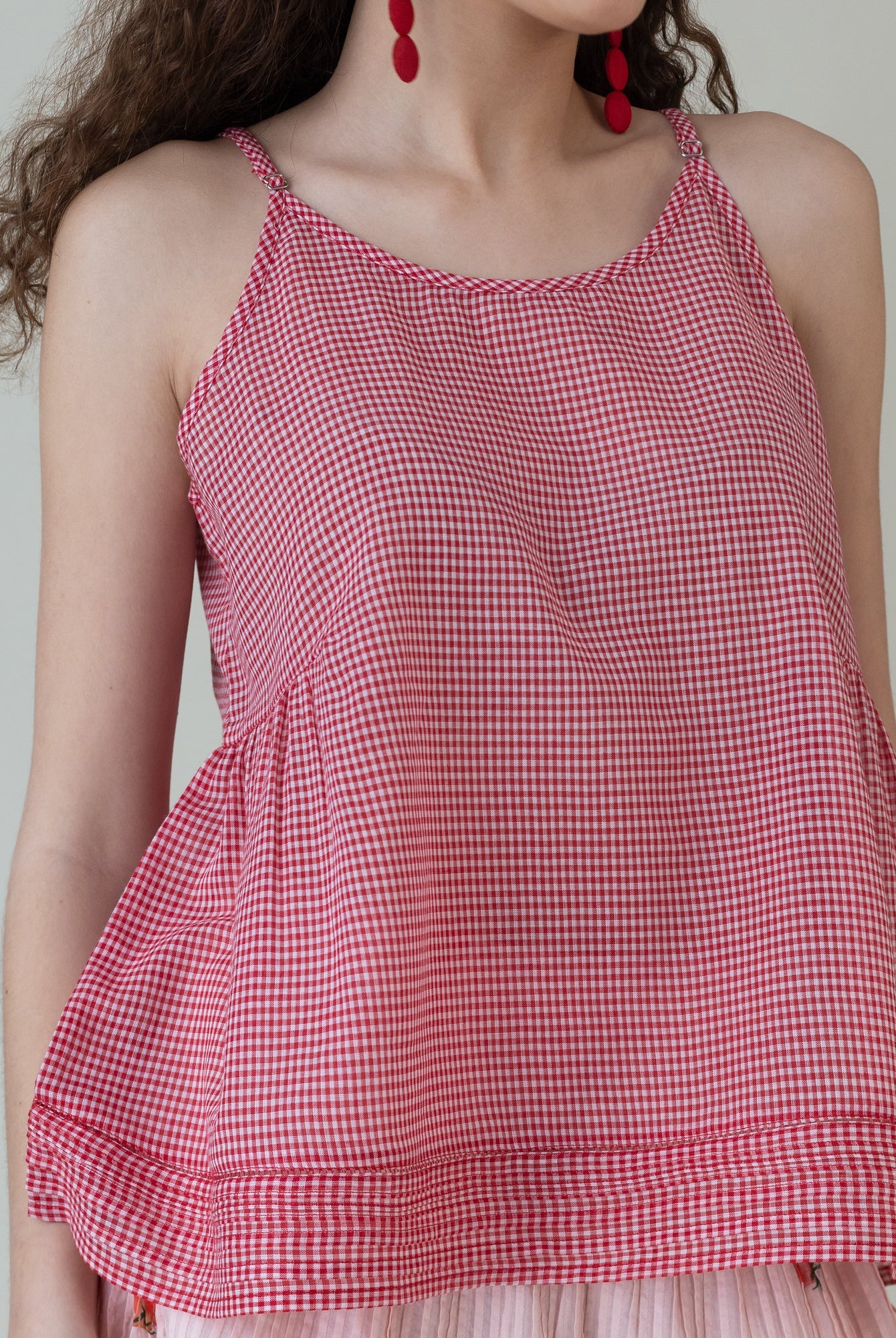 Hiiros Red Top - CiceroniWomen ShirtsShades of India
