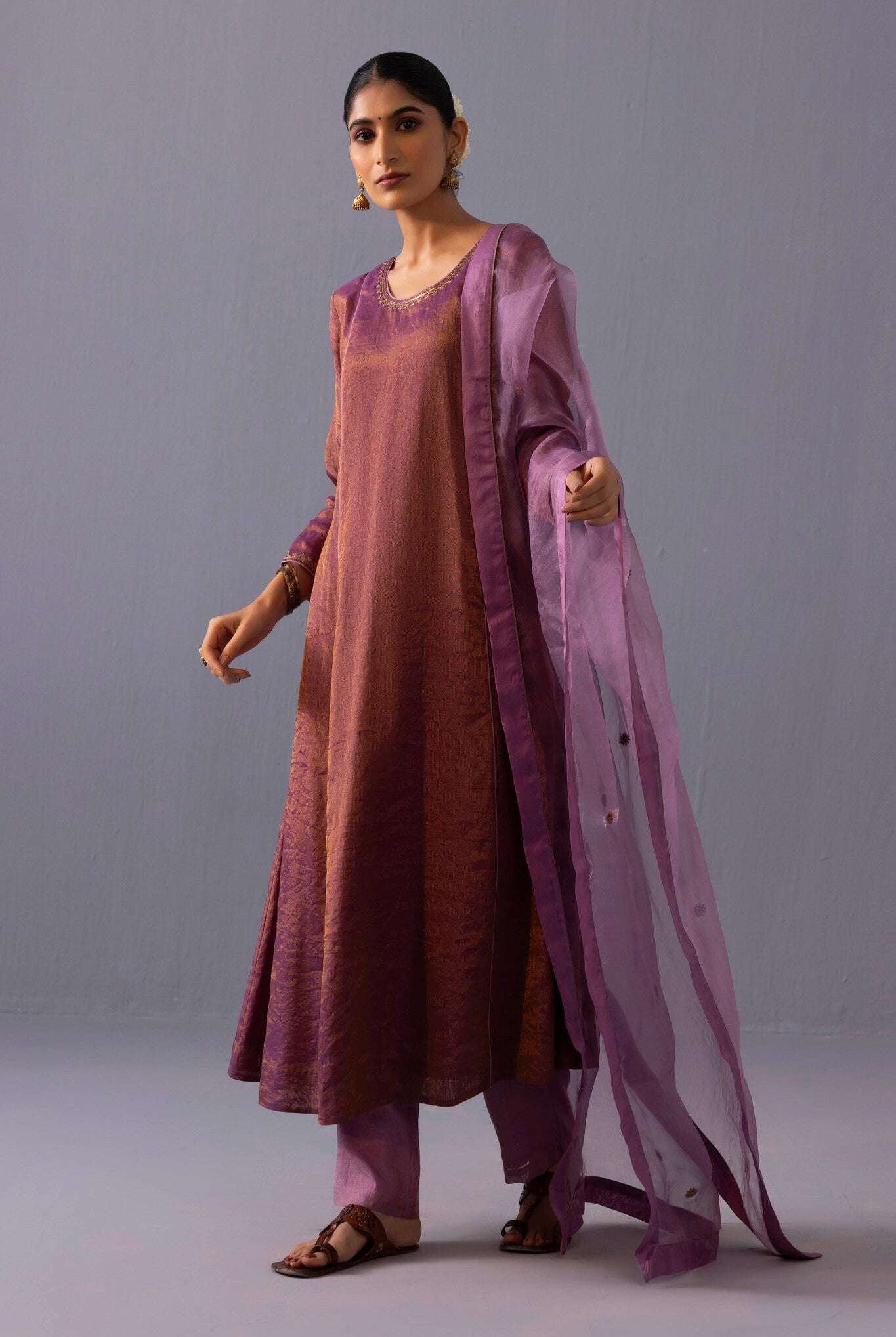 Himani Kurta Set - Purple - CiceroniKurta SetsLabel Shreya Sharma