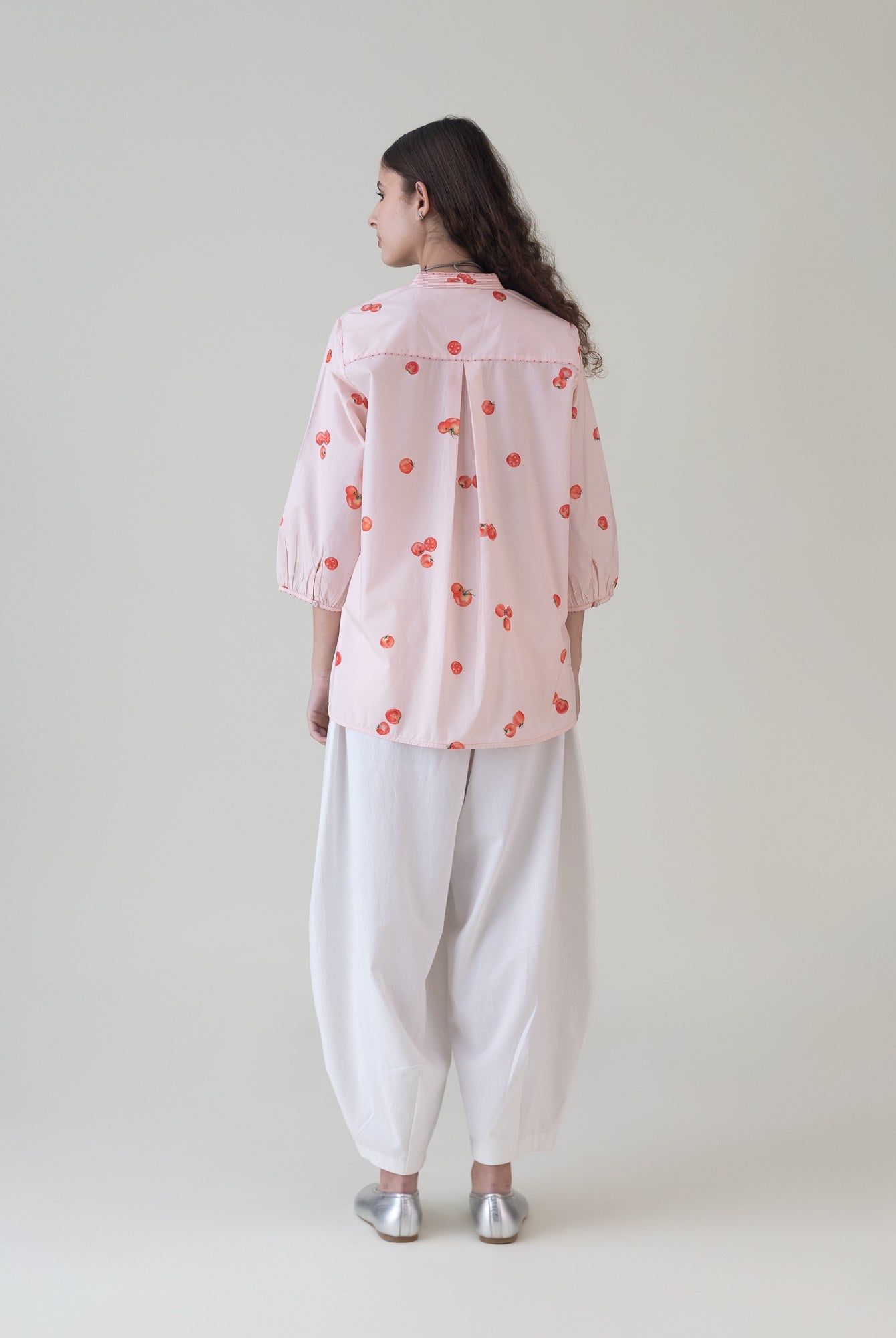 Hojo Pink Top - CiceroniWomen ShirtsShades of India