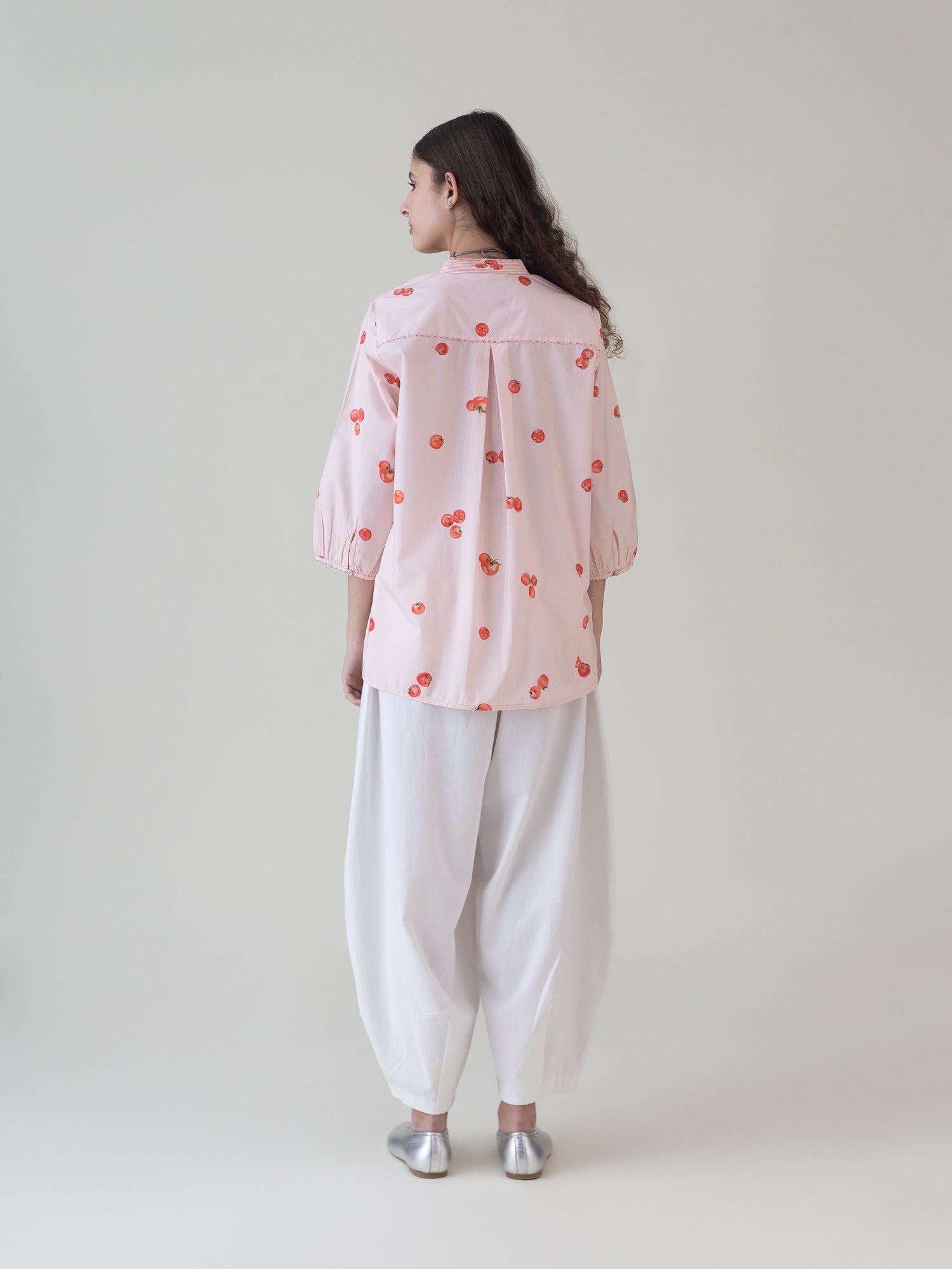 Hojo Pink Top - CiceroniWomen ShirtsShades of India