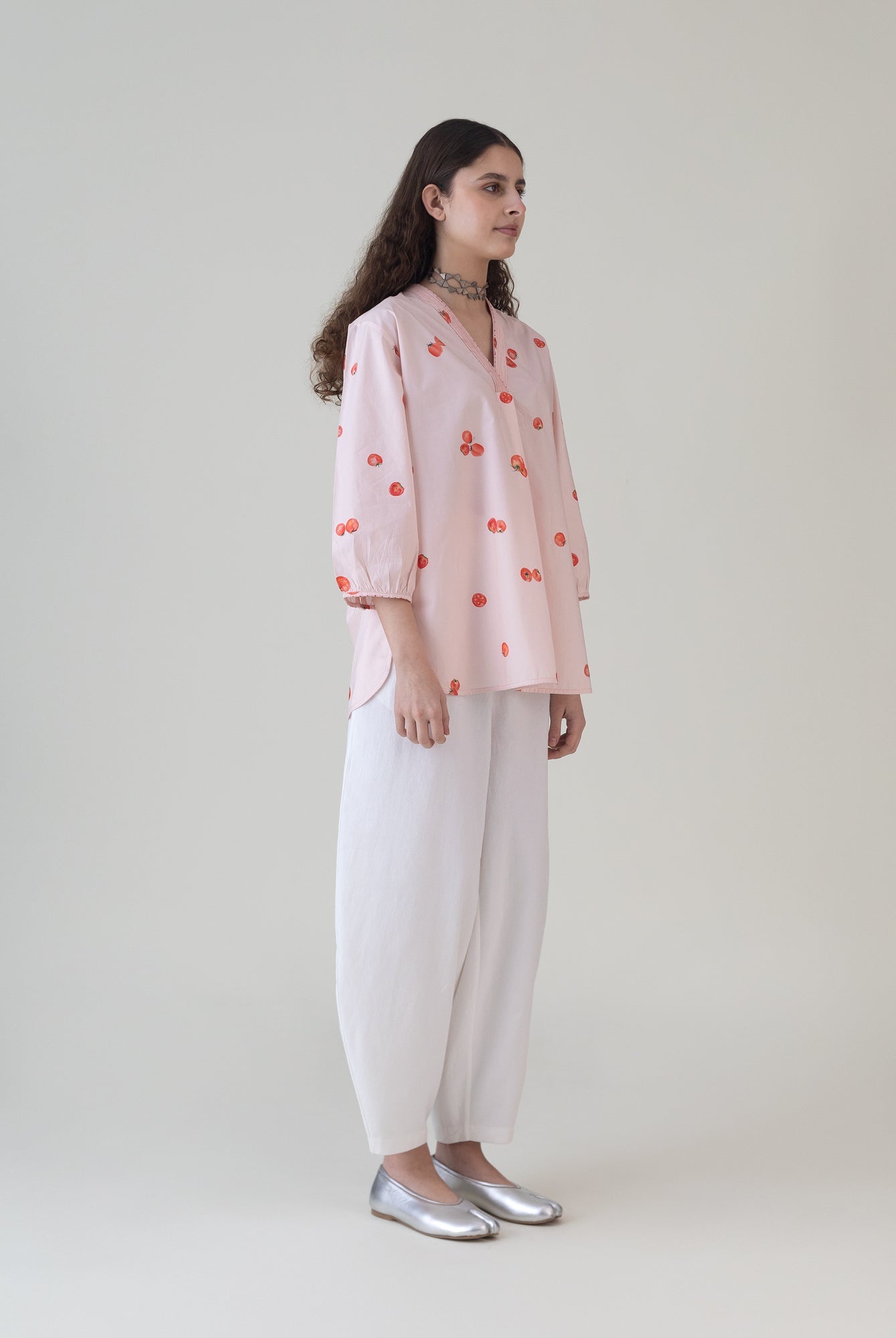 Hojo Pink Top - CiceroniWomen ShirtsShades of India