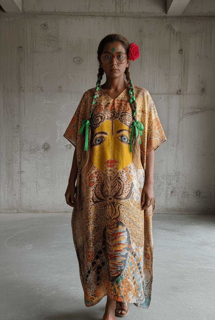 Honeybee Kaftan - CiceroniKaftanRed Lotus Stories