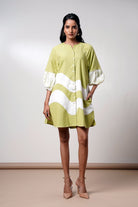 Hope – Olive Bloom Short Dress - CiceroniDressesMadder Much