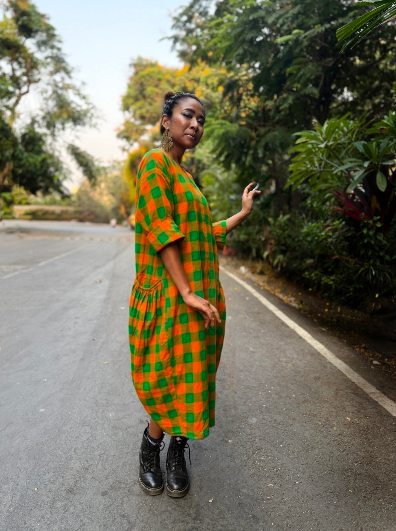 Hustle Shift Dress - Do Parrots Like Oranges - CiceroniDressesChiu