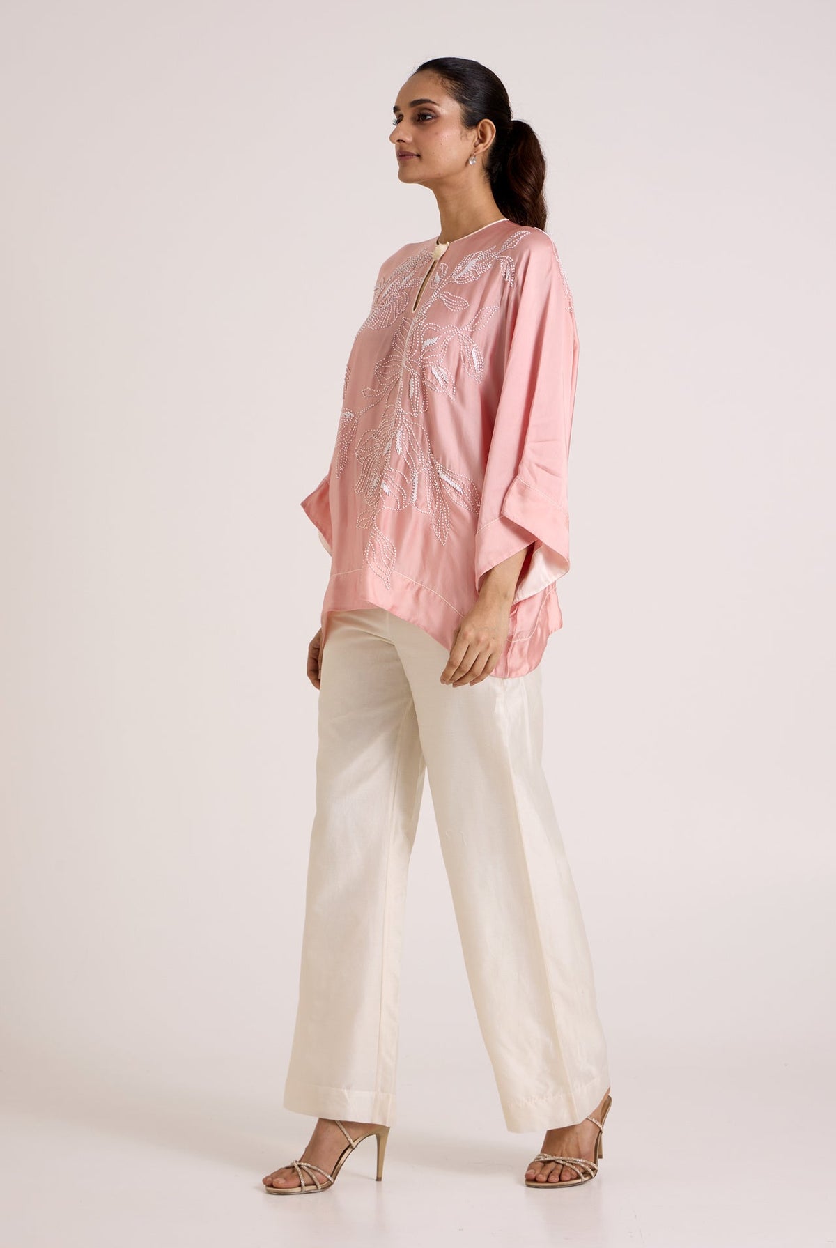 Ice Pink Myna - Jolly Good Free Size Top + Pant - CiceroniCo-ord SetMadder Much