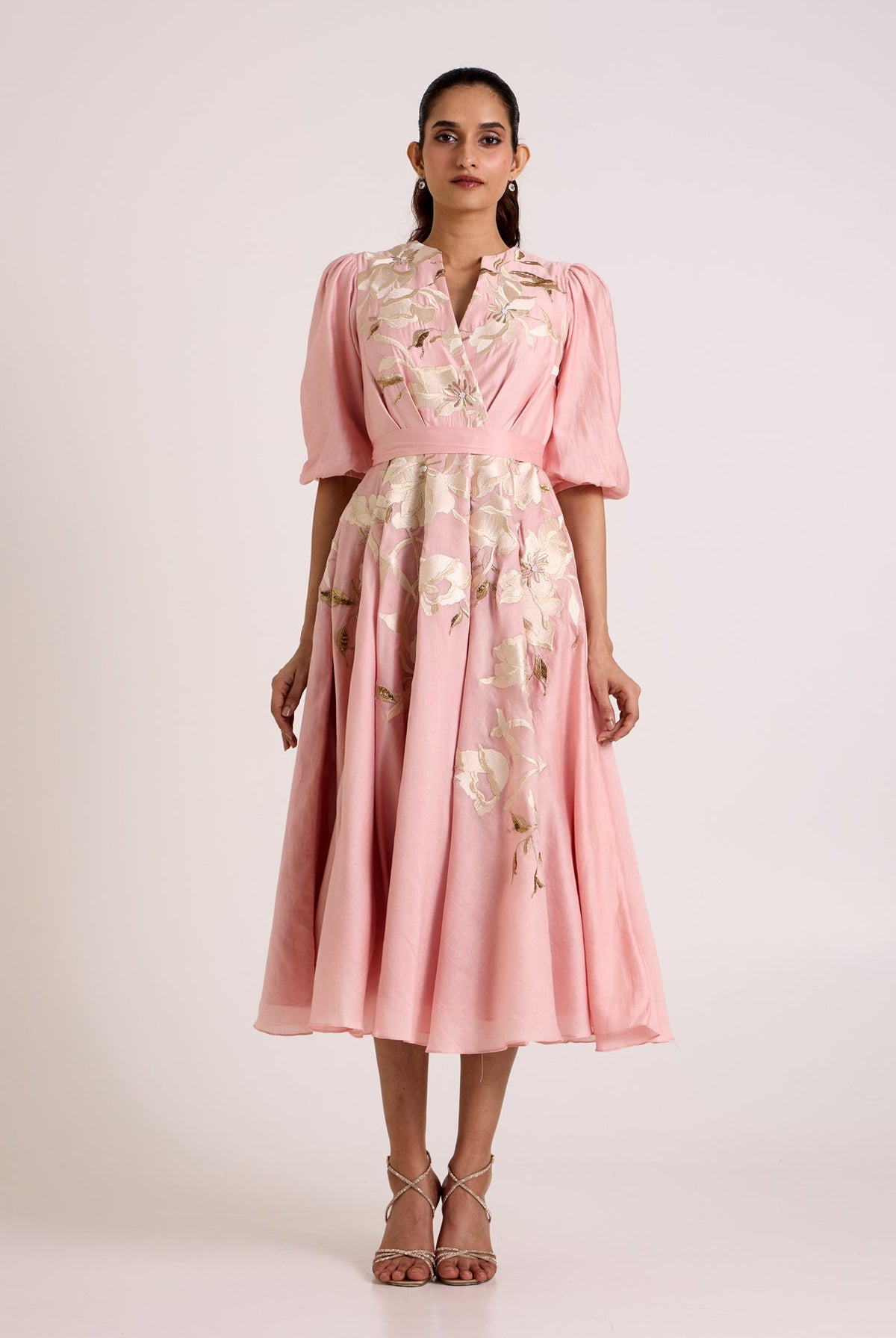 Ice Pink Saira - Circular Midi Dress - CiceroniDressesMadder Much