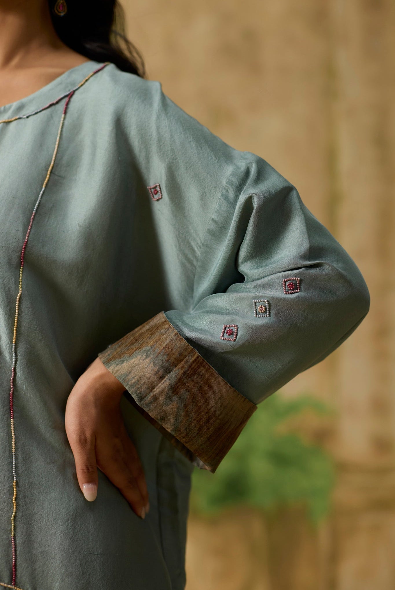 Ikkato Kurta Set - Teal - CiceroniKurta Set, Festive WearKhyati Rughani