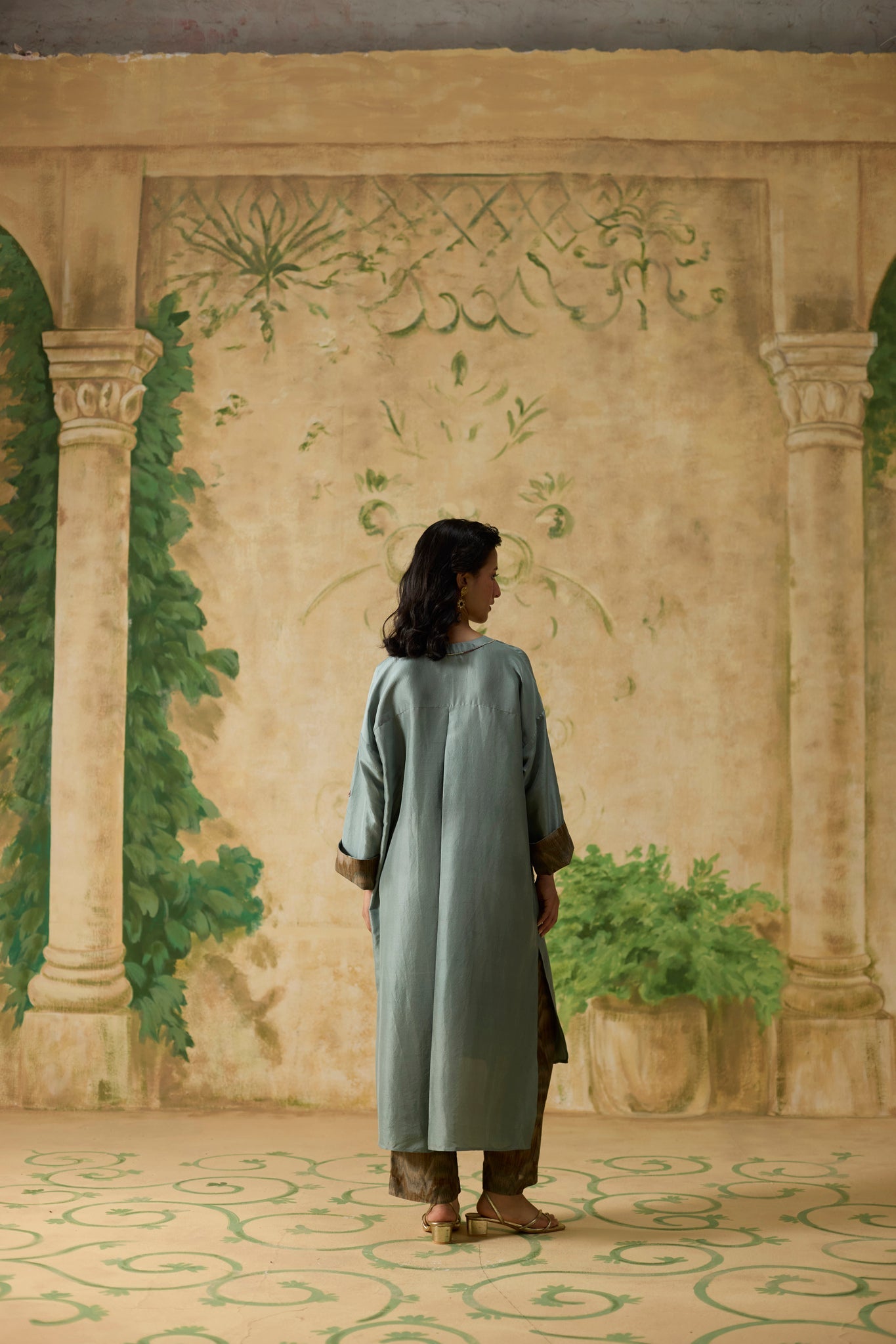 Ikkato Kurta Set - Teal - CiceroniKurta Set, Festive WearKhyati Rughani