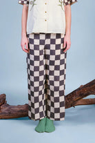 In Grid Trousers - CiceroniTrousersNambi - Kai
