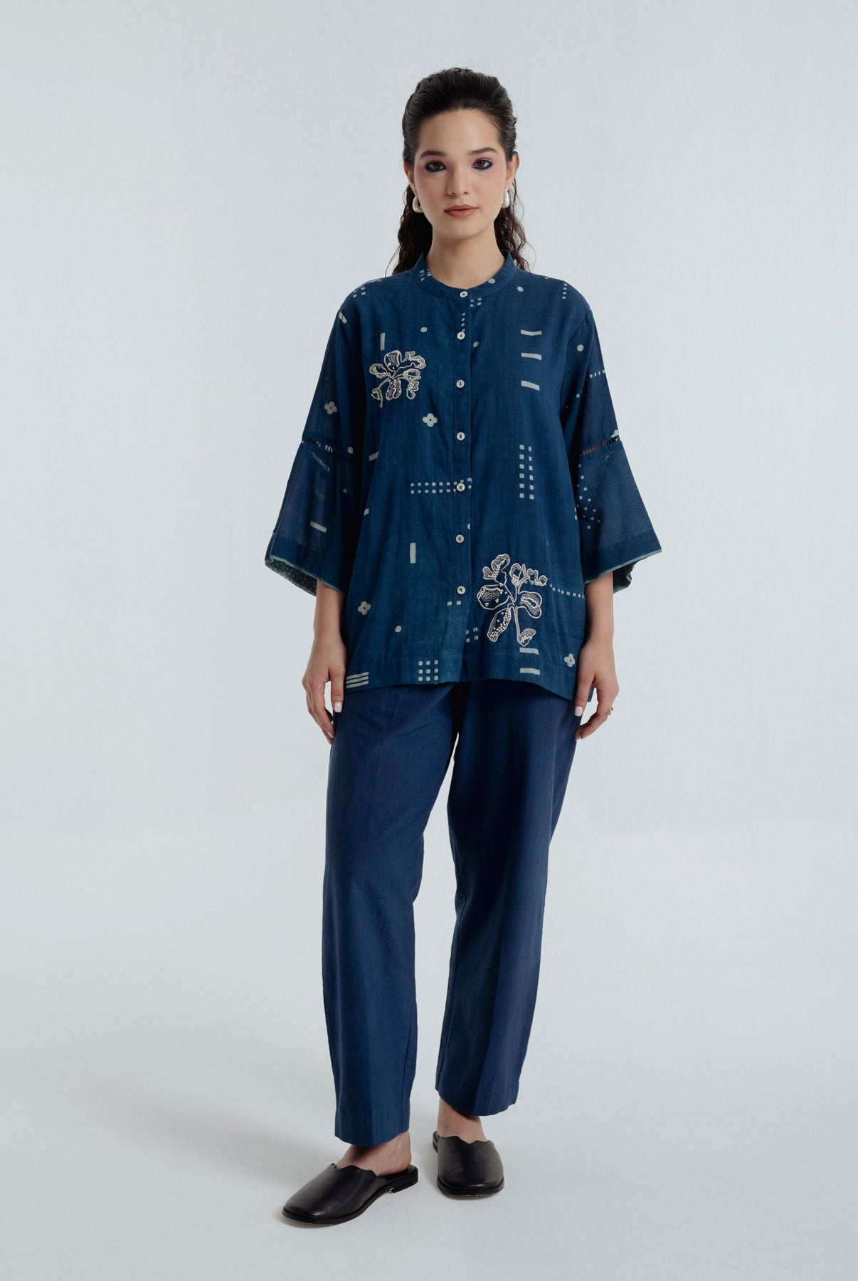Indigo Barrel Pants - CiceroniWomen PantsRias Jaipur
