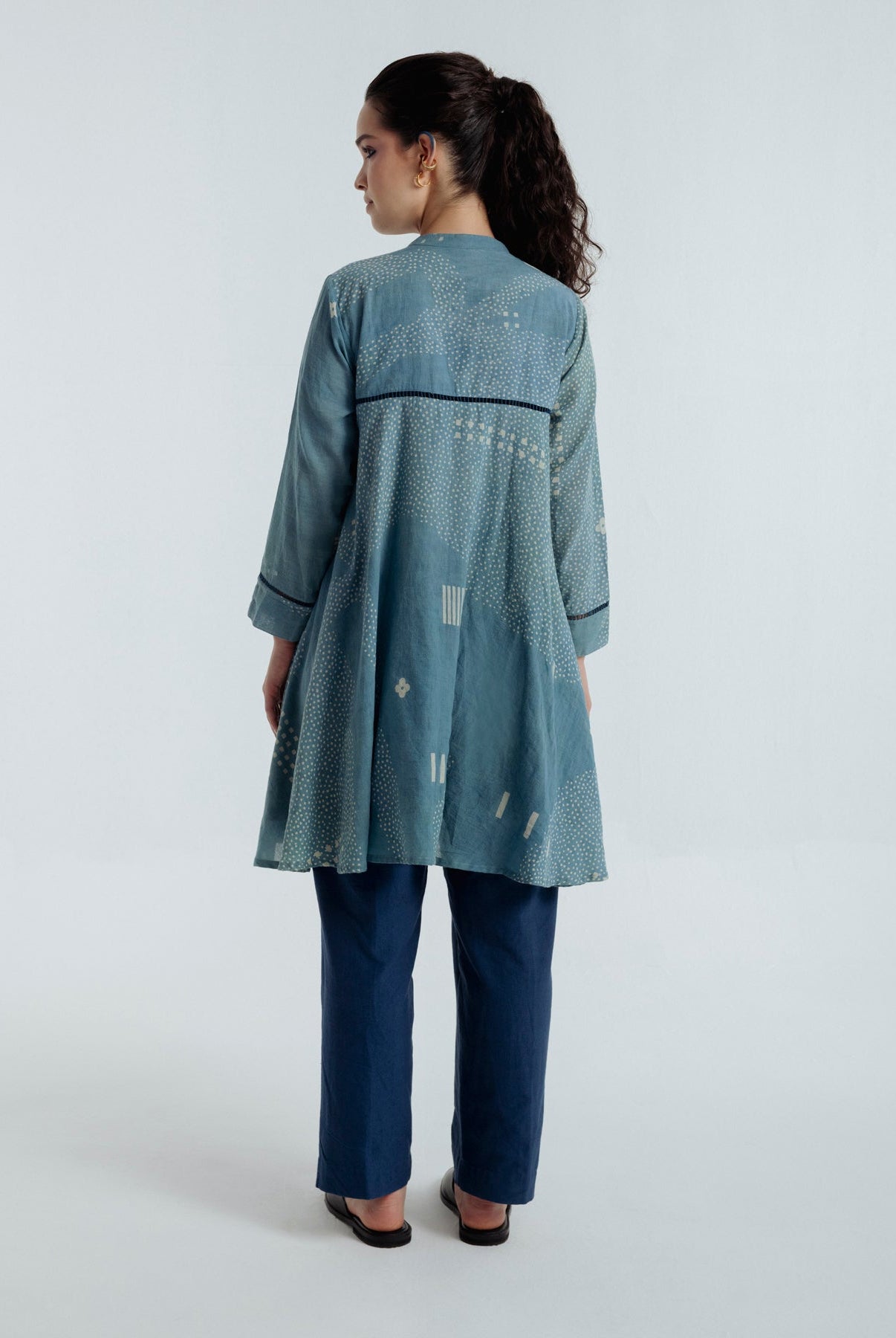 Indigo Flare Co - ord Set - CiceroniCo - ord SetRias Jaipur