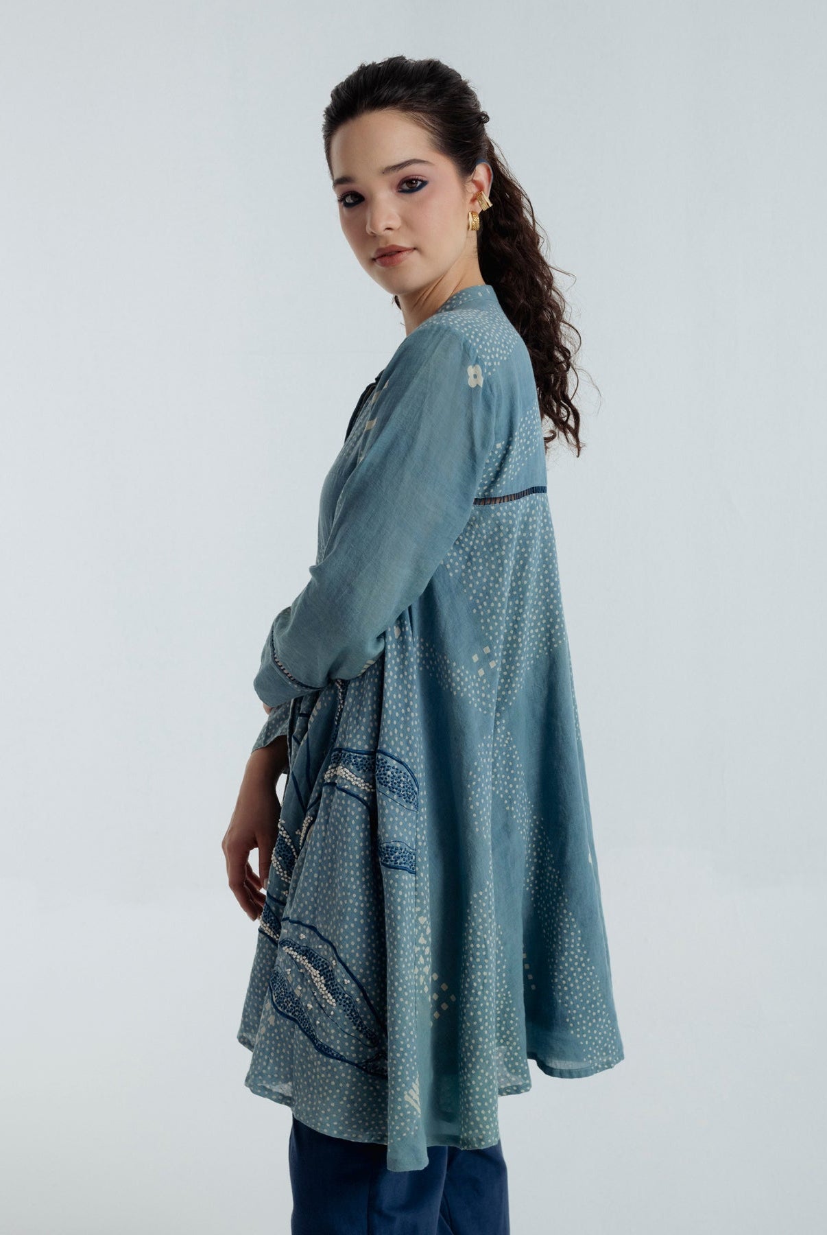 Indigo Flare Co - ord Set - CiceroniCo - ord SetRias Jaipur