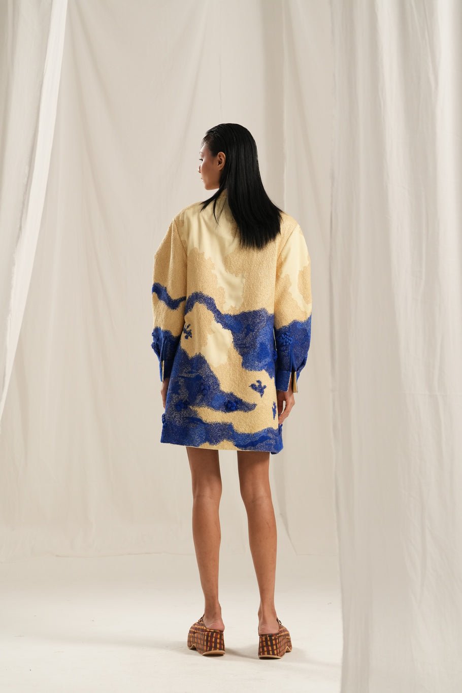 Indigo Jacket Dress - CiceroniDressesTil