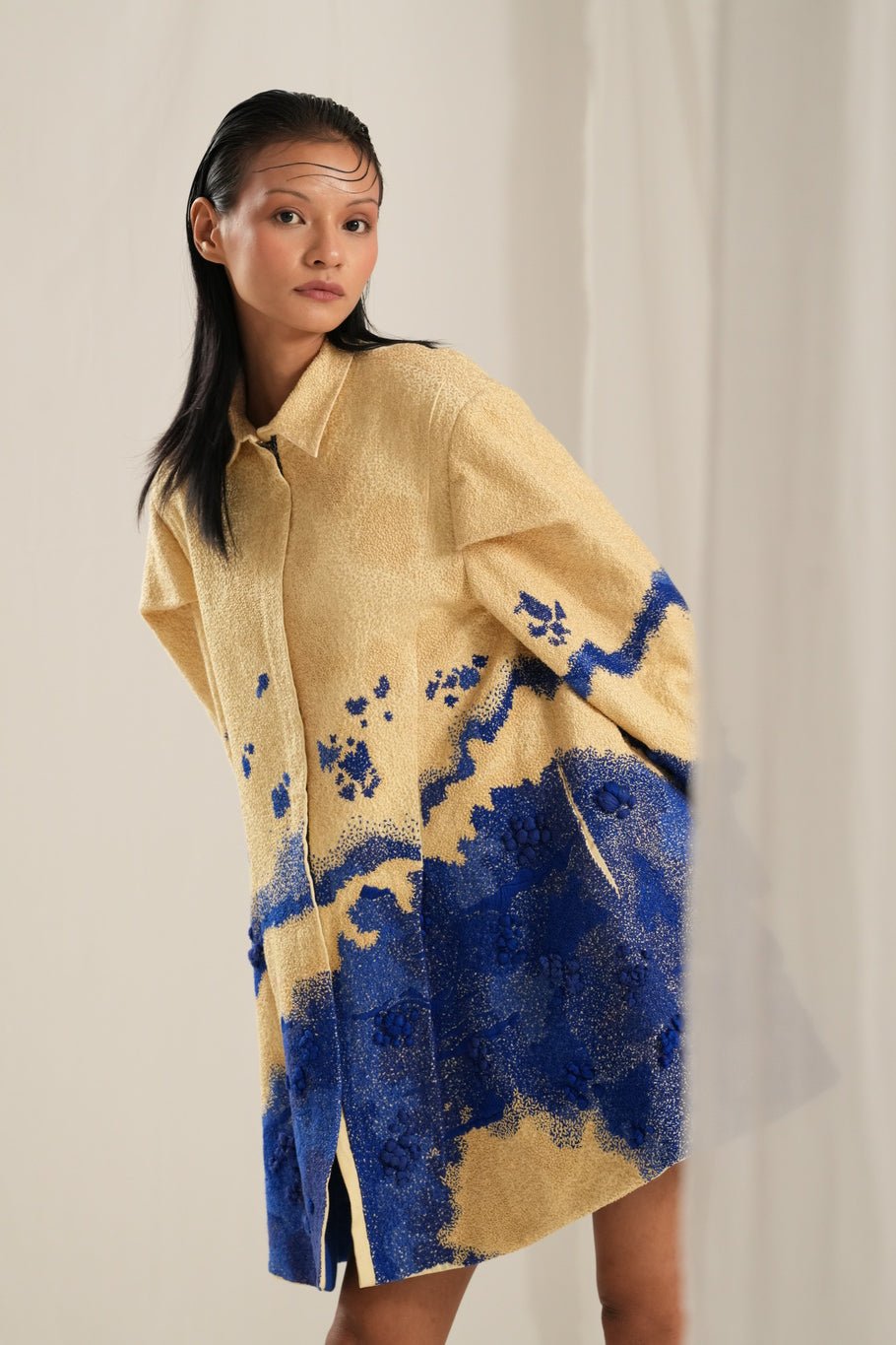 Indigo Jacket Dress - CiceroniDressesTil