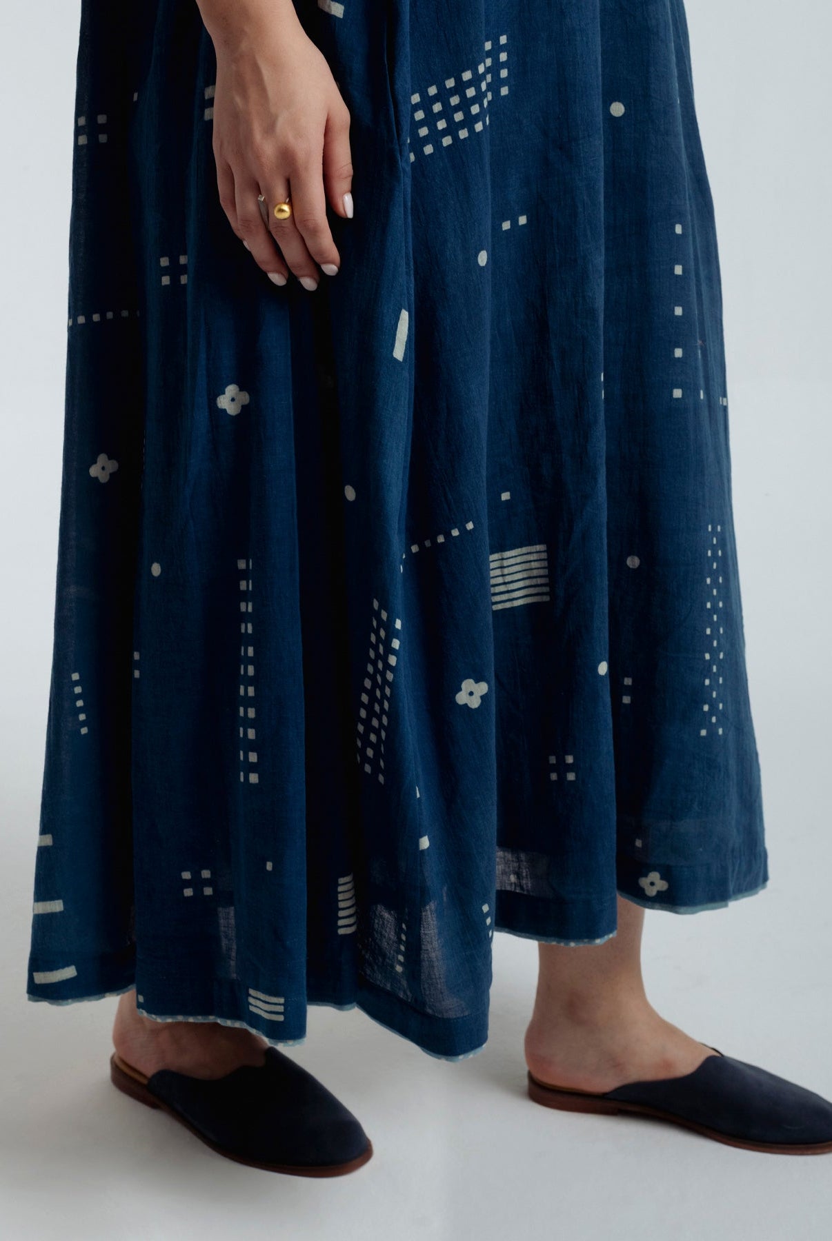 Indigo Maxi Dress - CiceroniDressesRias Jaipur