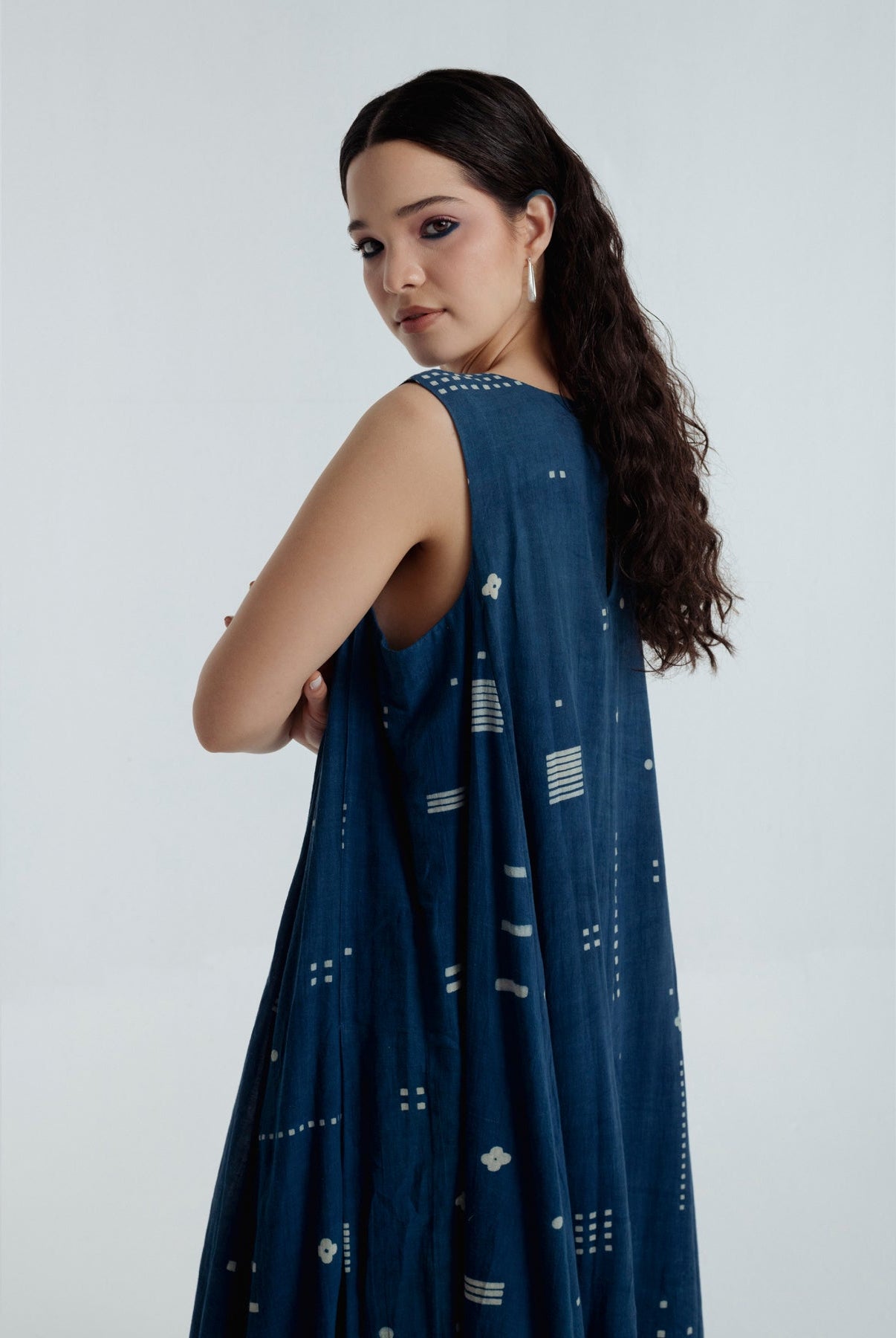 Indigo Maxi Dress - CiceroniDressesRias Jaipur