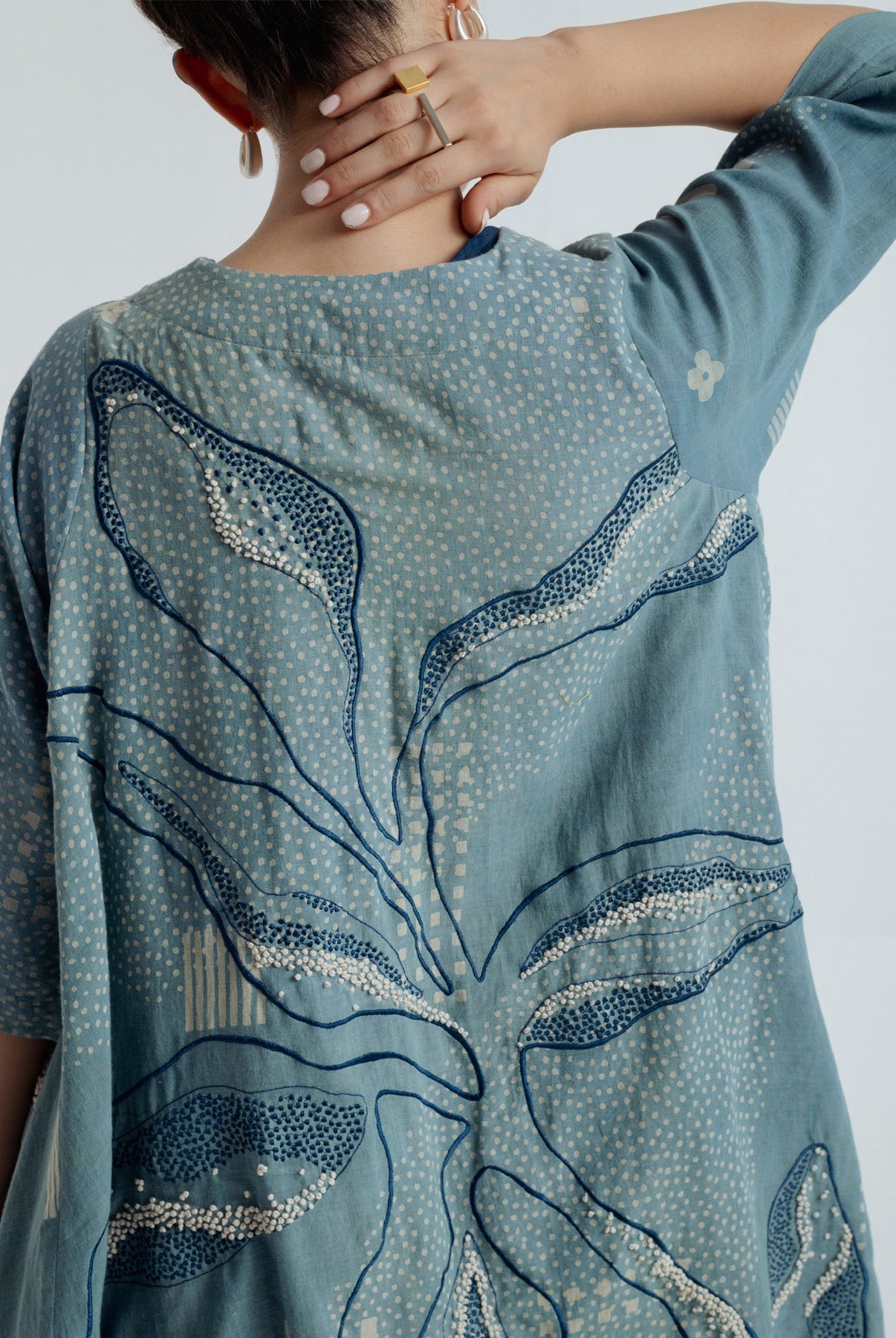 Indigo Overlay - CiceroniJacketsRias Jaipur