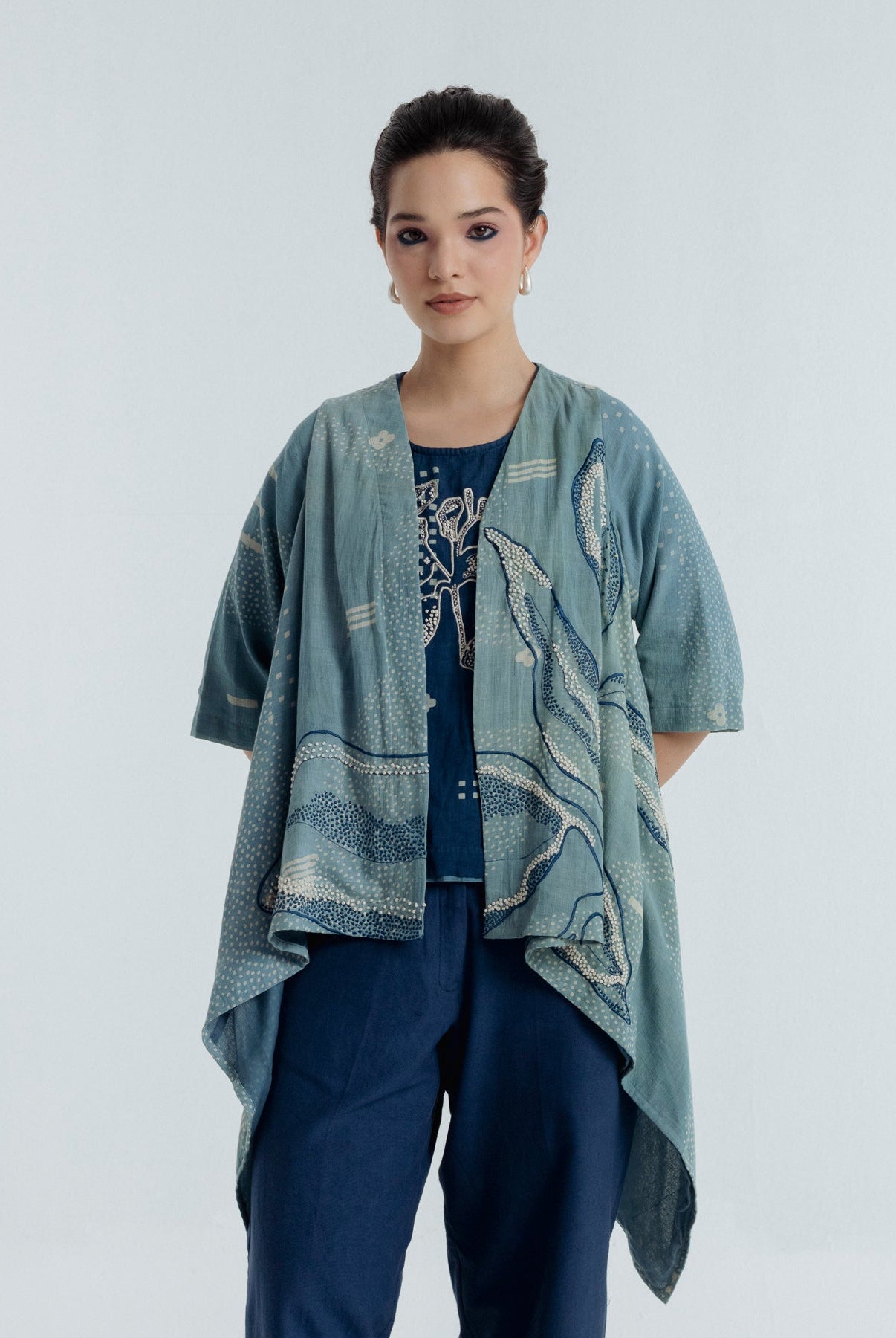Indigo Overlay - CiceroniJacketsRias Jaipur