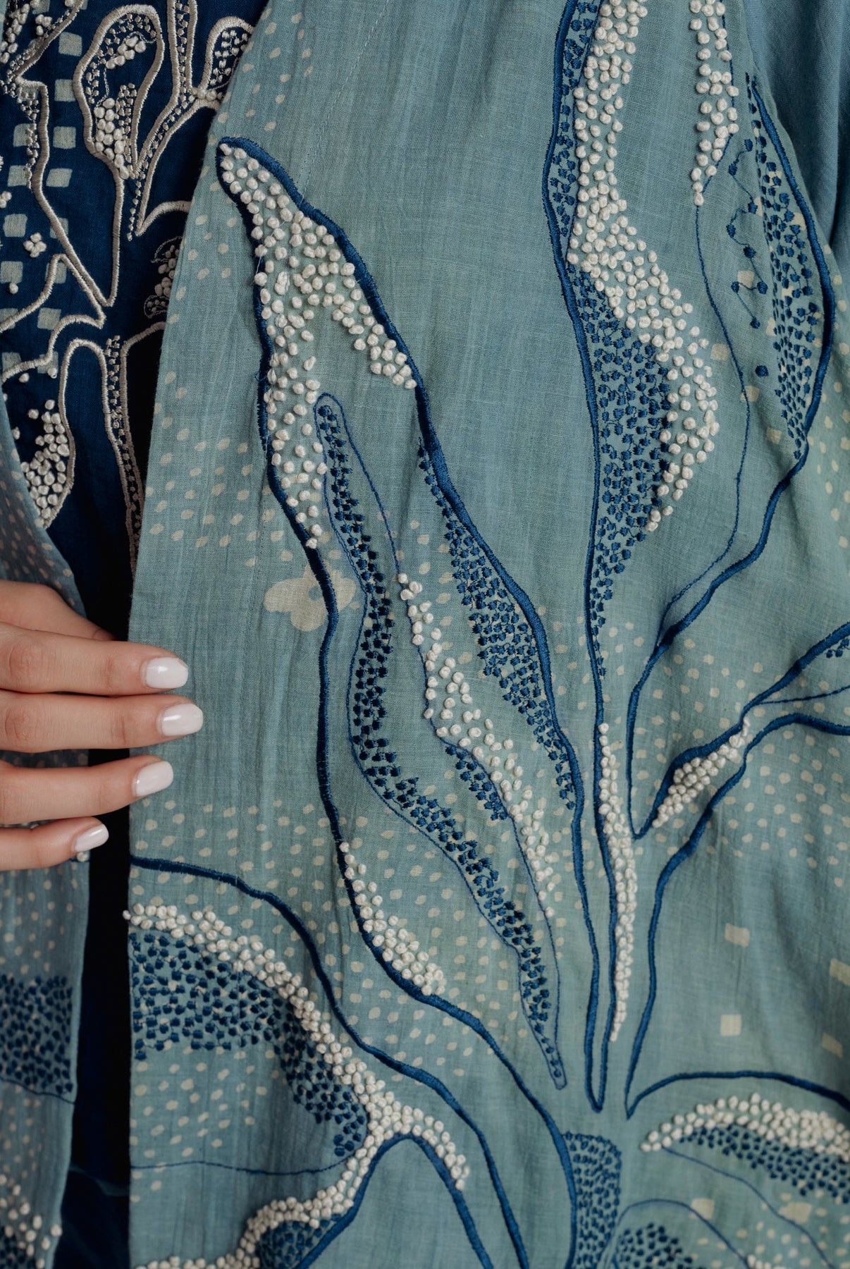Indigo Overlay - CiceroniJacketsRias Jaipur