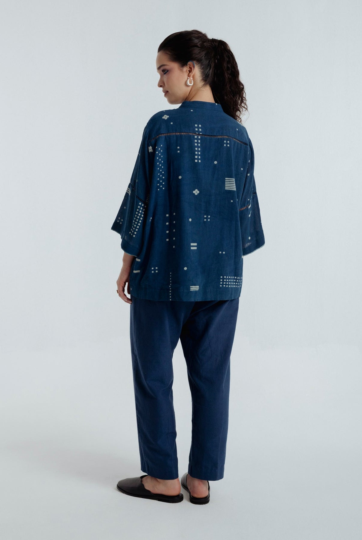 Indigo Shadow Shirt - CiceroniWomen ShirtsRias Jaipur
