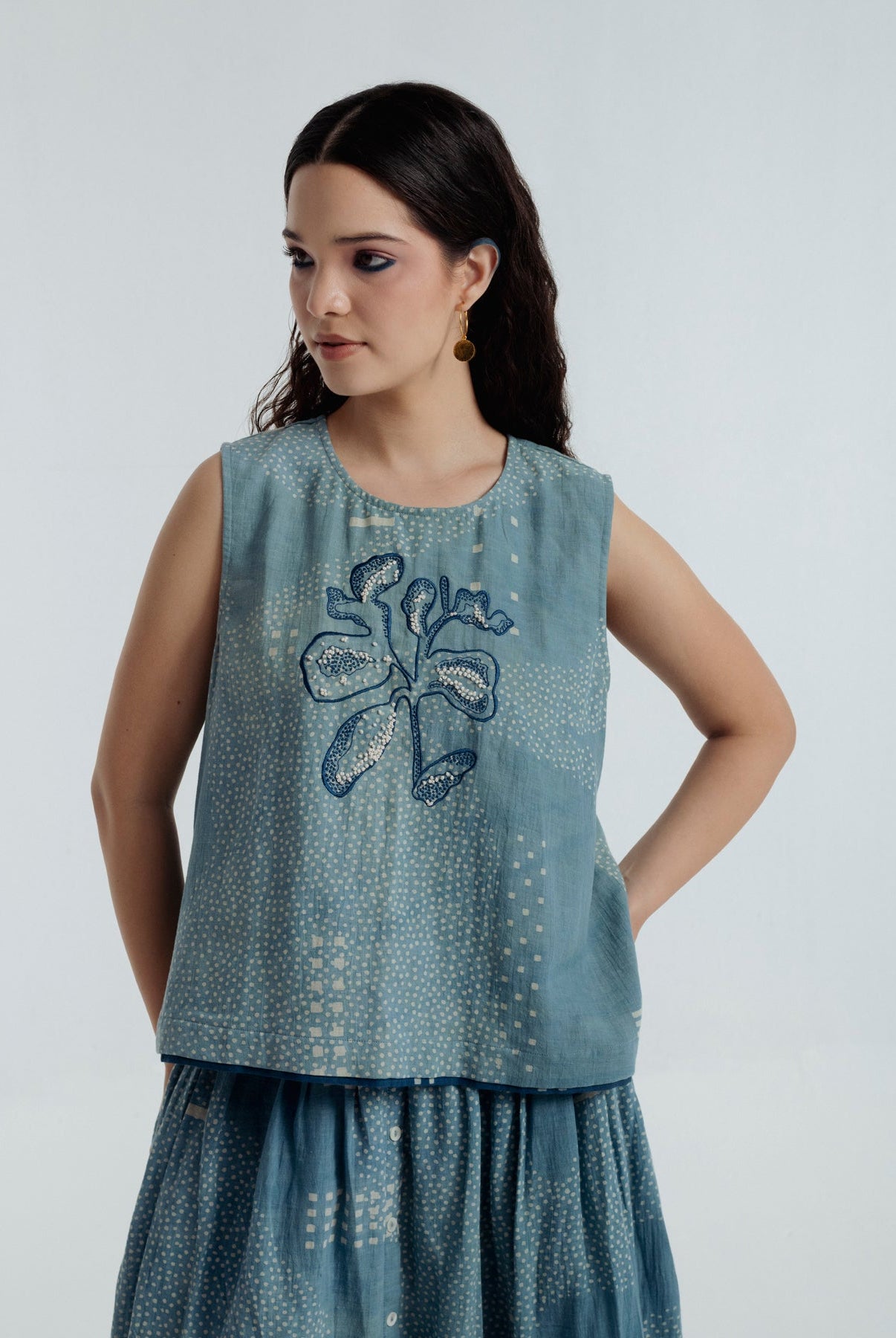 Indigo Sky Co - ord Set - CiceroniCo - ord SetRias Jaipur