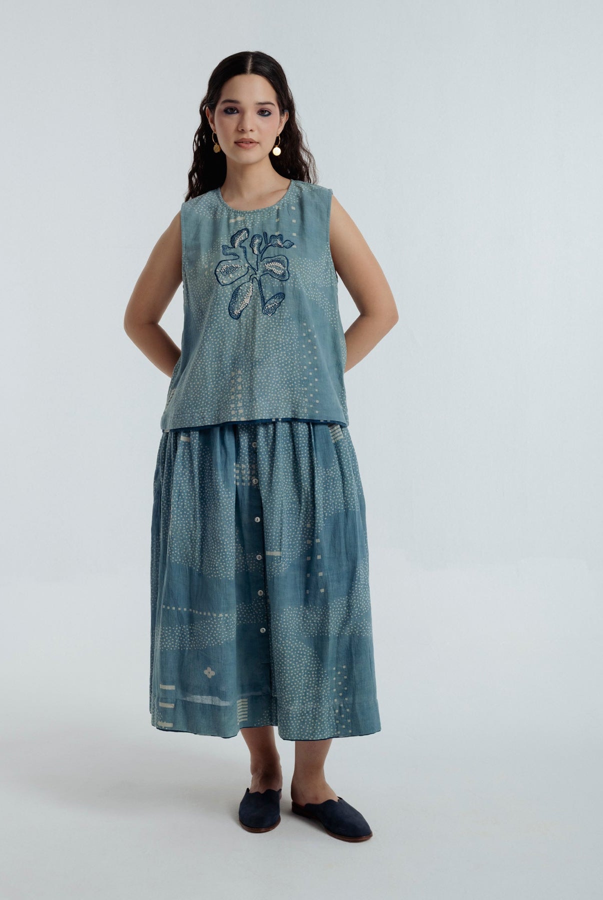 Indigo Sky Co - ord Set - CiceroniCo - ord SetRias Jaipur