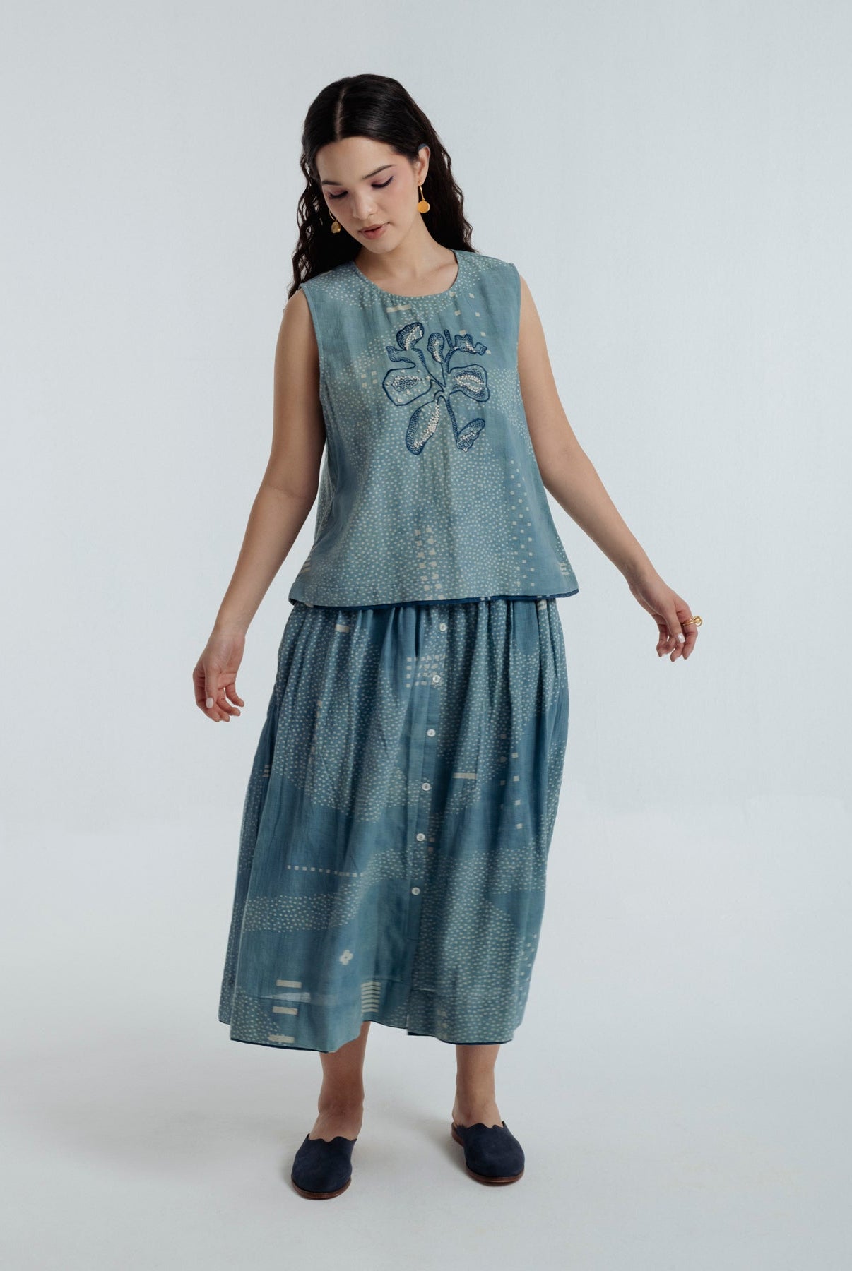 Indigo Sky Co - ord Set - CiceroniCo - ord SetRias Jaipur