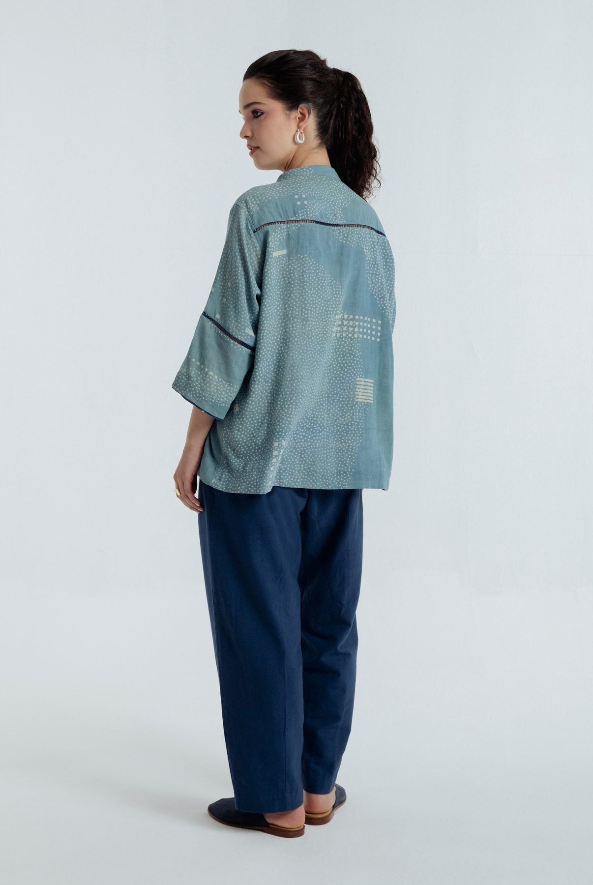 Indigo Sky Shirt - CiceroniWomen ShirtsRias Jaipur