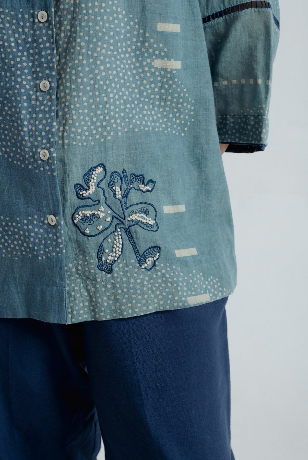 Indigo Sky Shirt - CiceroniWomen ShirtsRias Jaipur